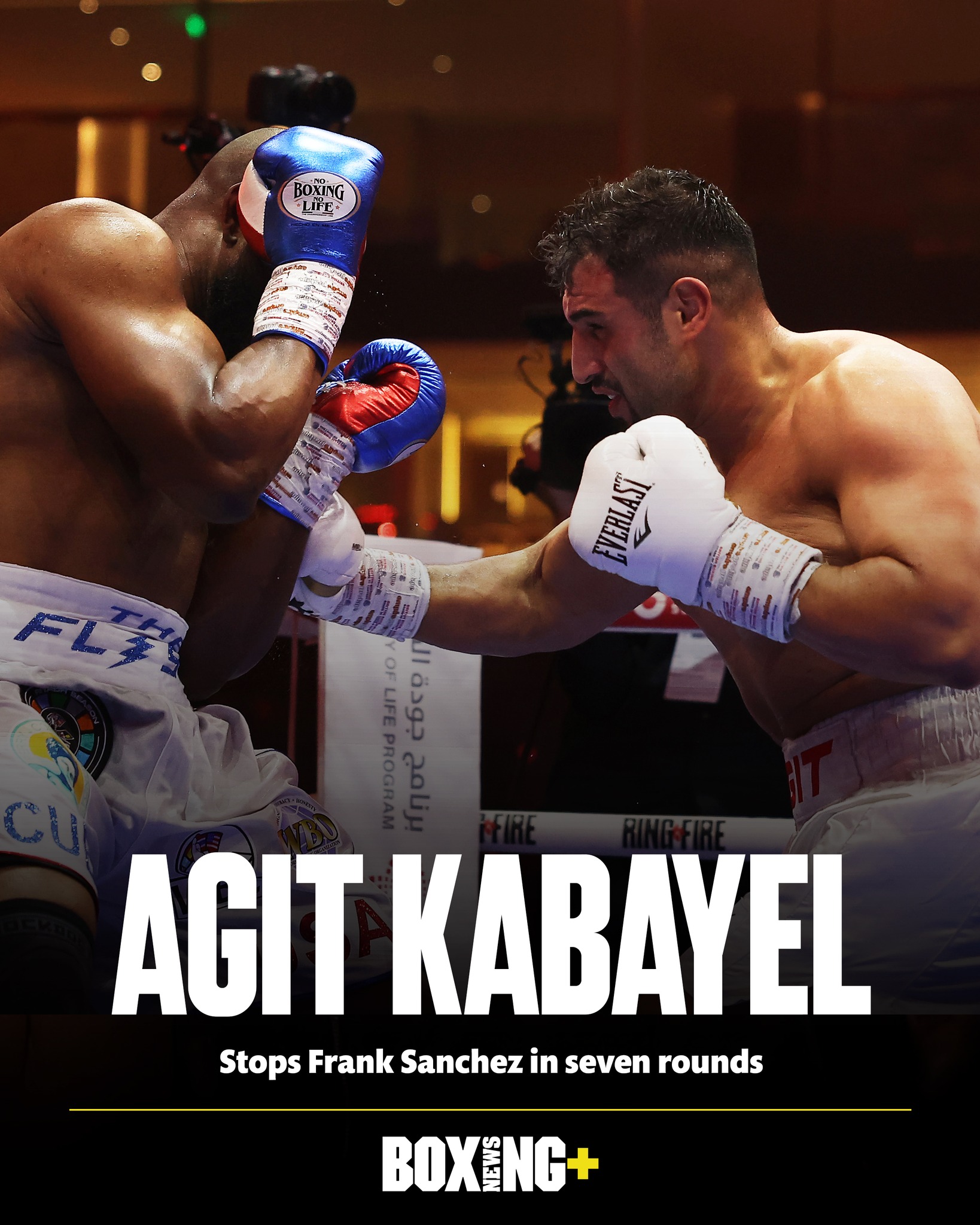 Agit Kabayel walks down and pummels... - Boxing News Plus