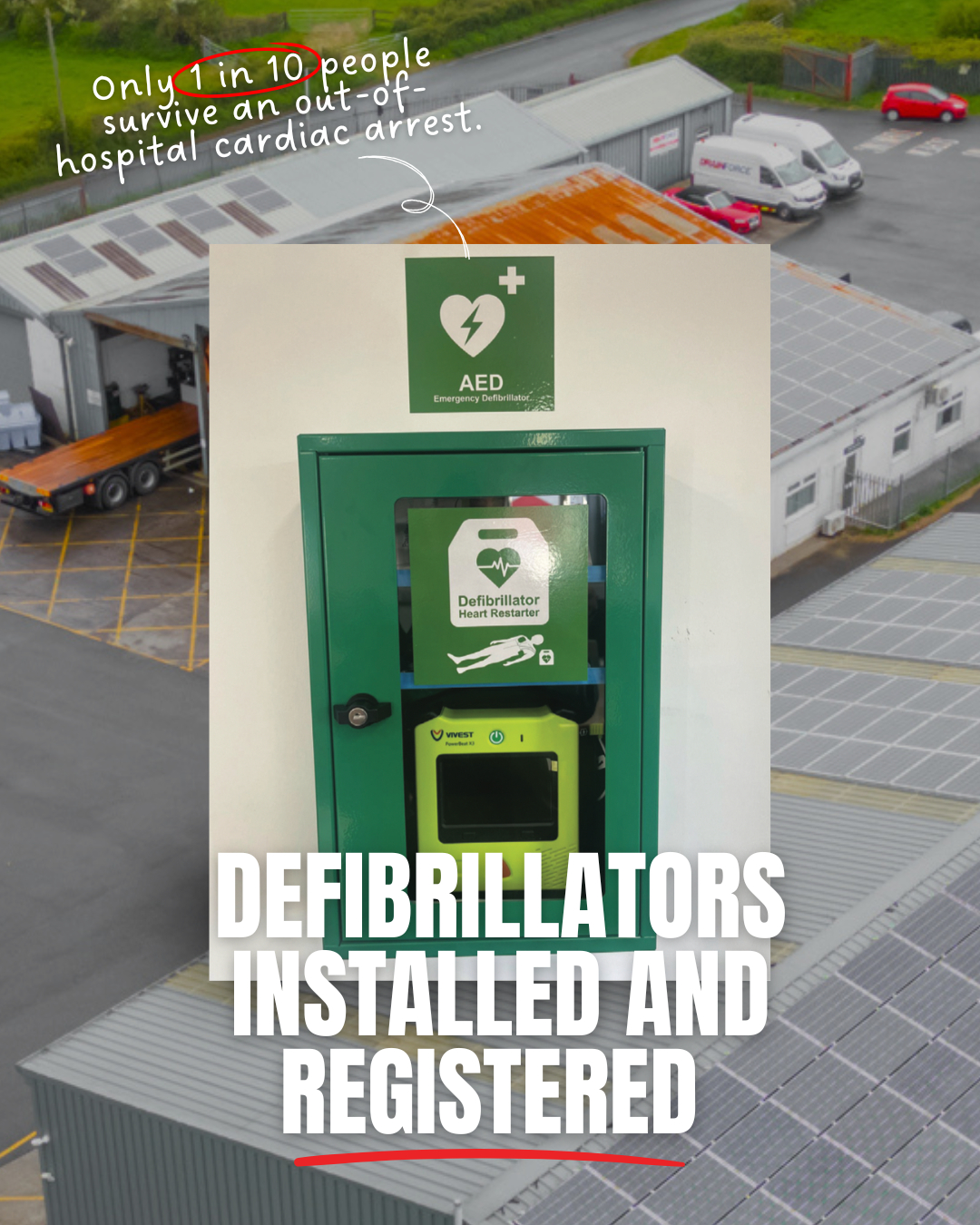 WG - Defibrillators now at every depot ⚡️ We’ve installed and ...