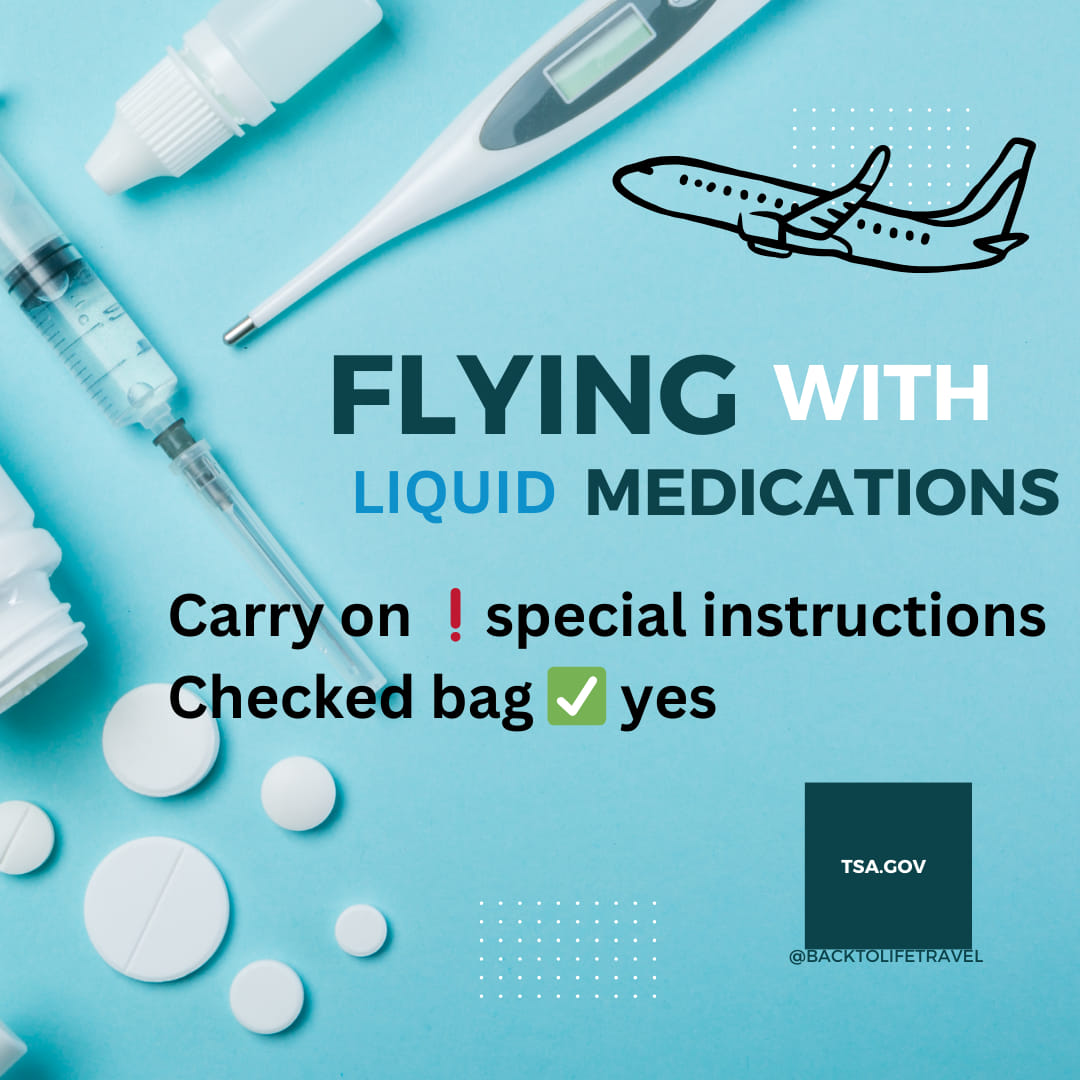 How to travel with injectable medications through TSA?