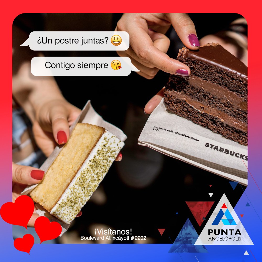 El postre es para compartir. Etiqueta... - Punta Angelópolis