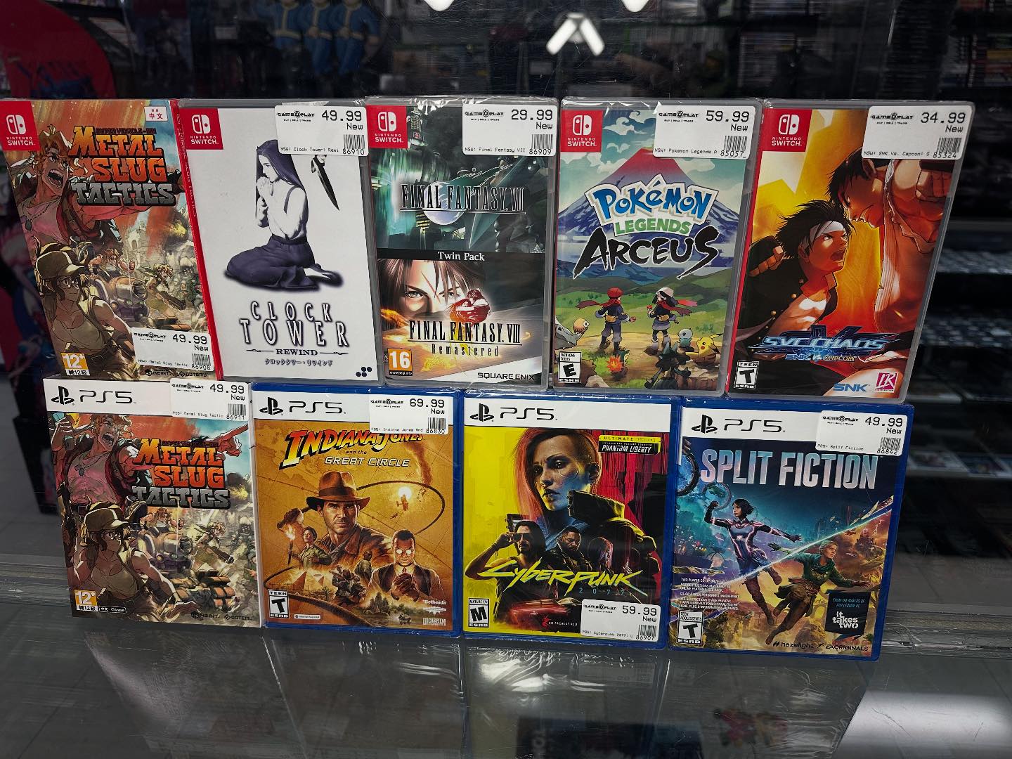 We just restocked on New Nintendo Switch & Playstation 5 games