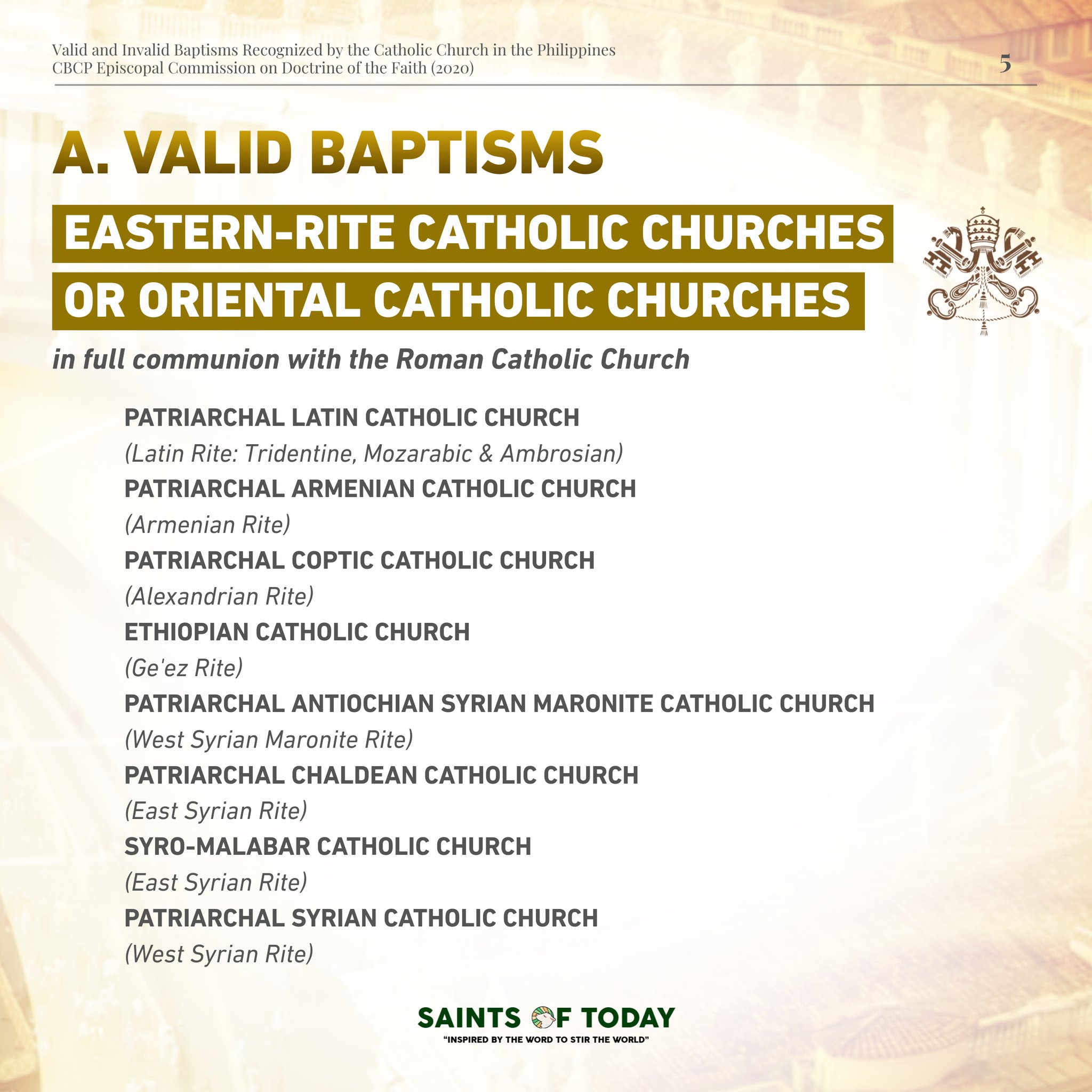 Saints of Today - Saints of Today added a new photo.