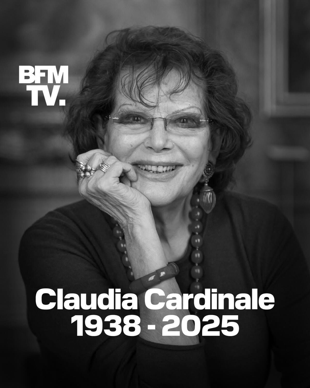 La - ⚫ ALERTE INFO L'actrice franco-italienne Claudia Cardinale est ...