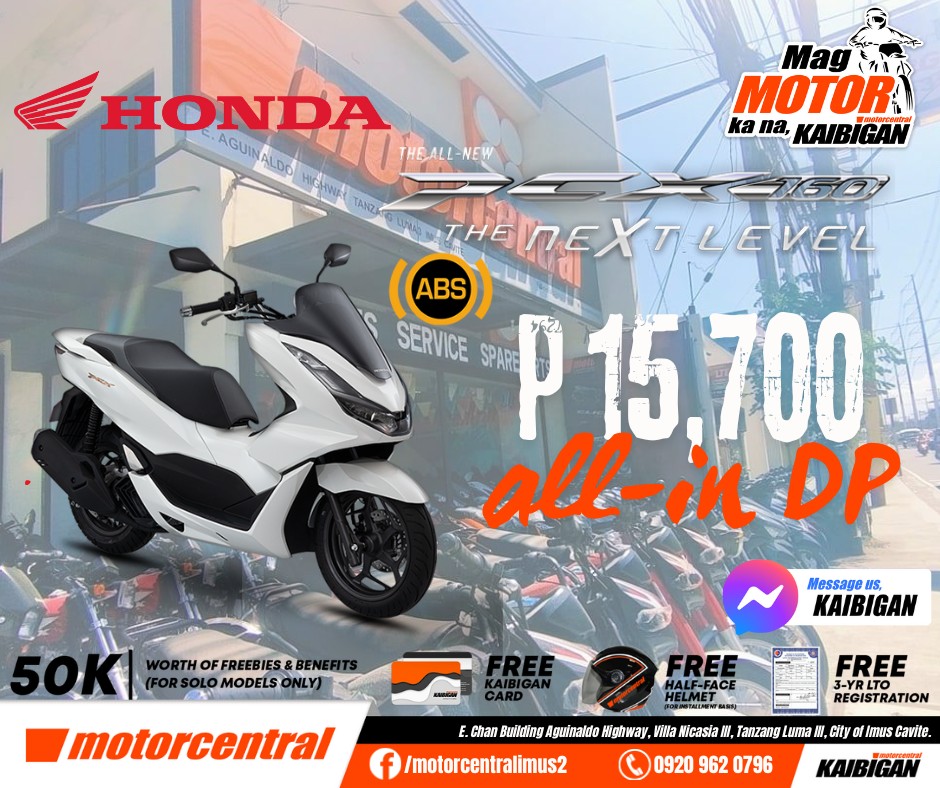 Motorcentral - Good Day Kaibigan! PCX 160 ABS 2023 MODEL ️ FREE 3 YRS ...