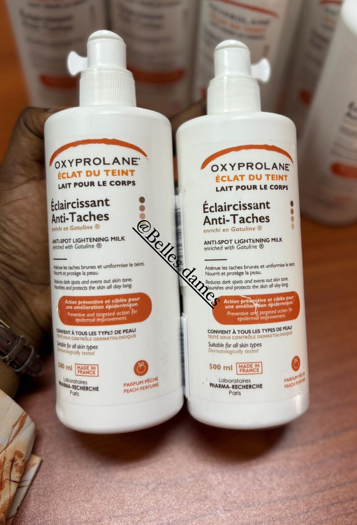 Combo Lait éclaircissant + Gel Douche Oxyprolane & Final Kinto - Soin Complet