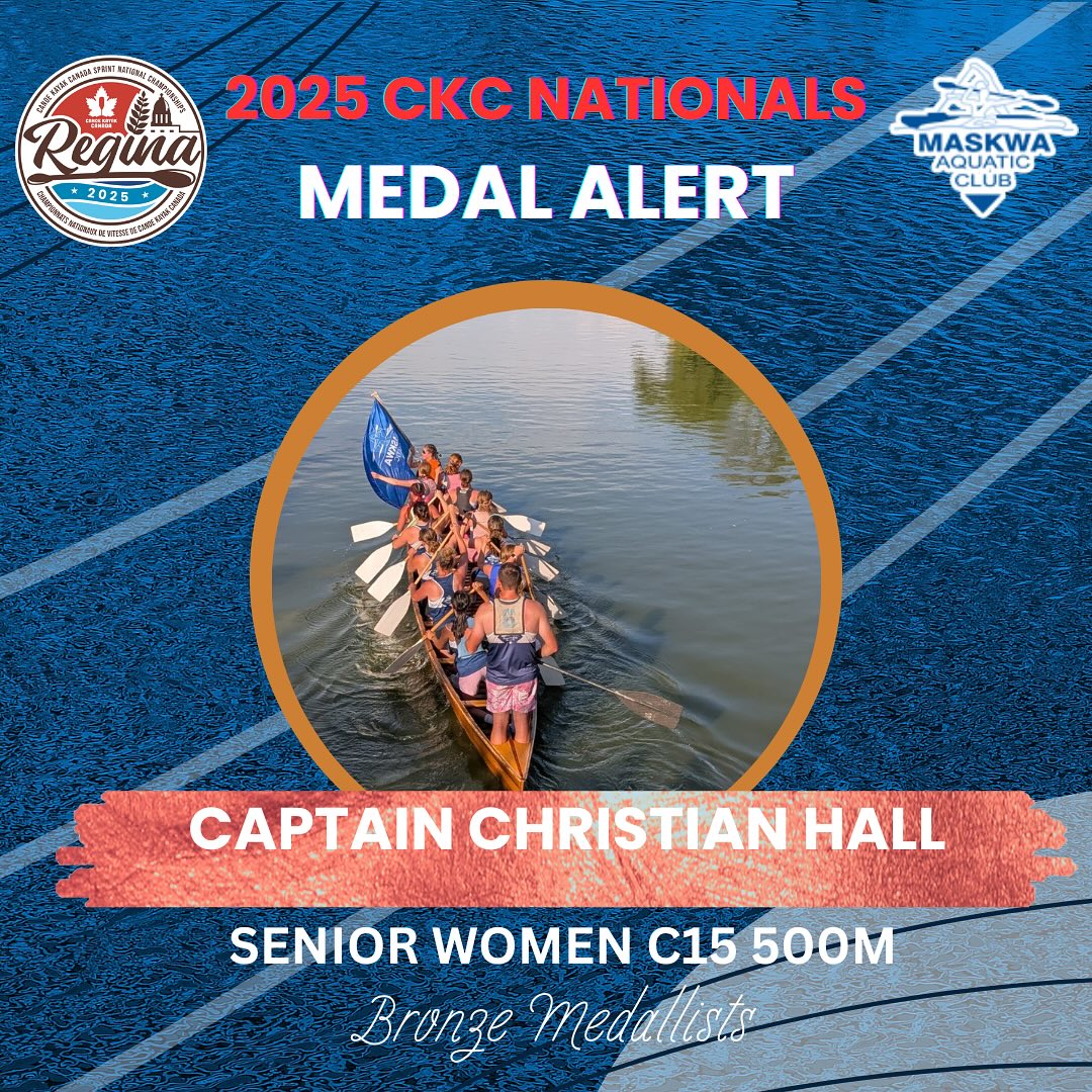 Maskwa - BRONZE Medal Alert ‼️ 🚨 Congrats to crew of Captain Christian ...