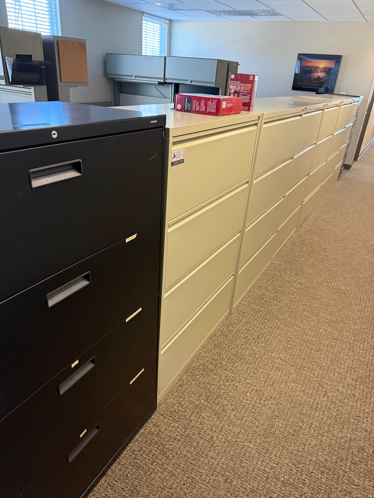 File cabinets for sale. $40 lateral file. $20 regular file. - Storage ...