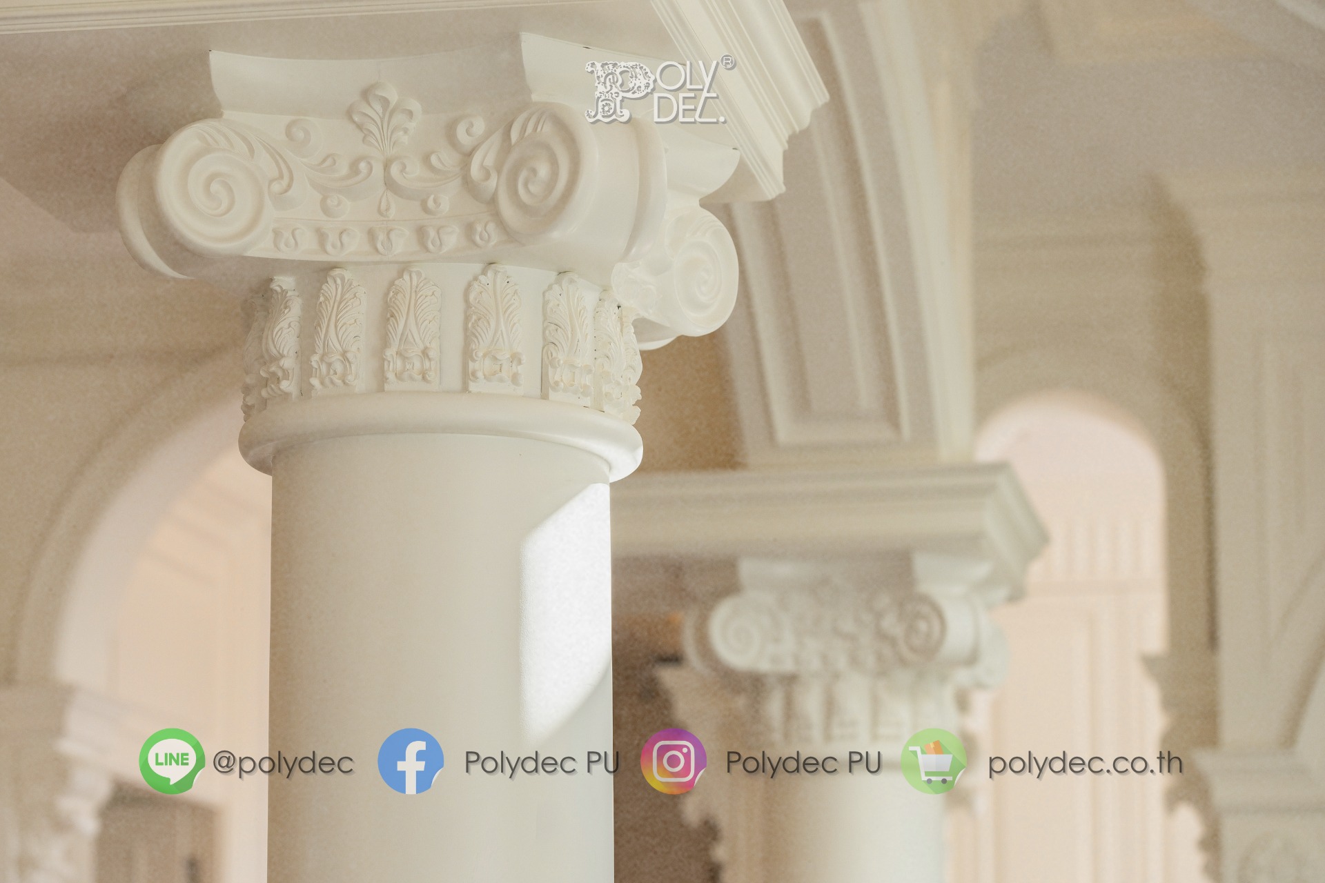 Polydec PU... - Polydec PU คิ้วบัวโพลียูรีเทน