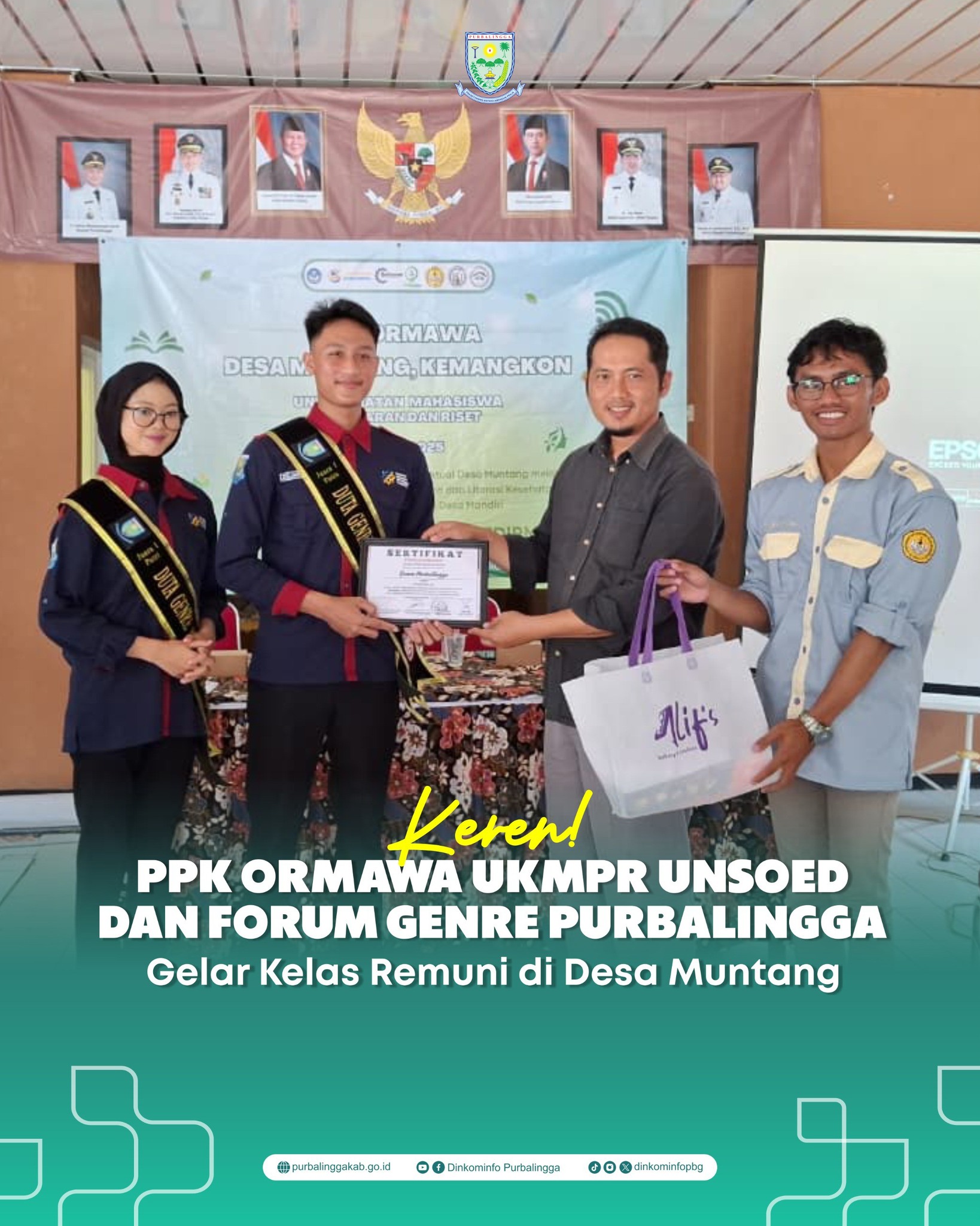 Kelas Remuni: Remaja Muntang... - Dinkominfo Purbalingga | Facebook