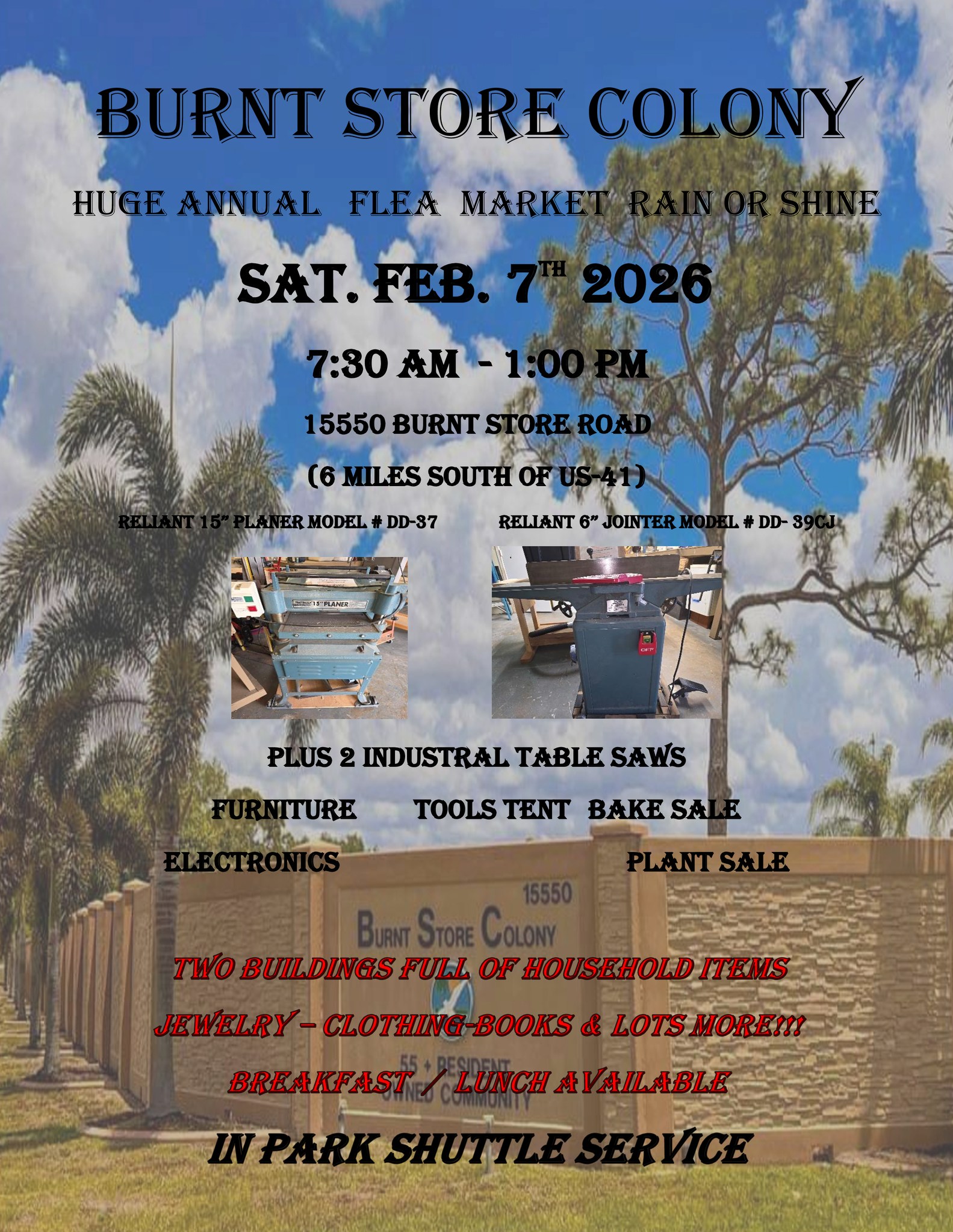 Burnt Store Road Annual Flea Market