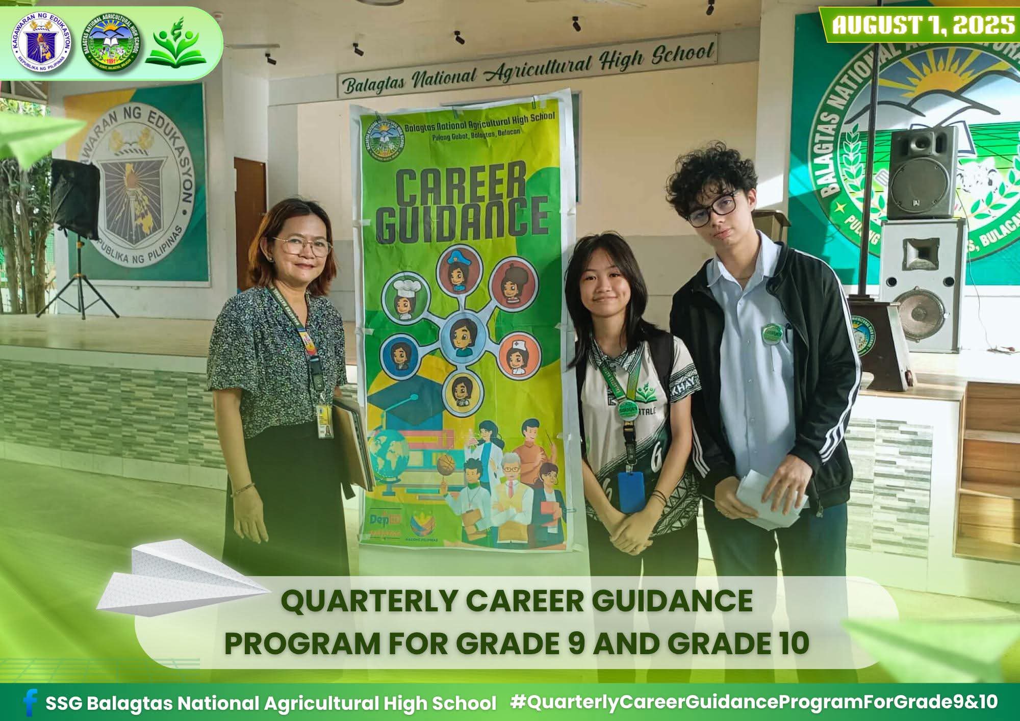 SSG... - SSG Balagtas National Agricultural High School