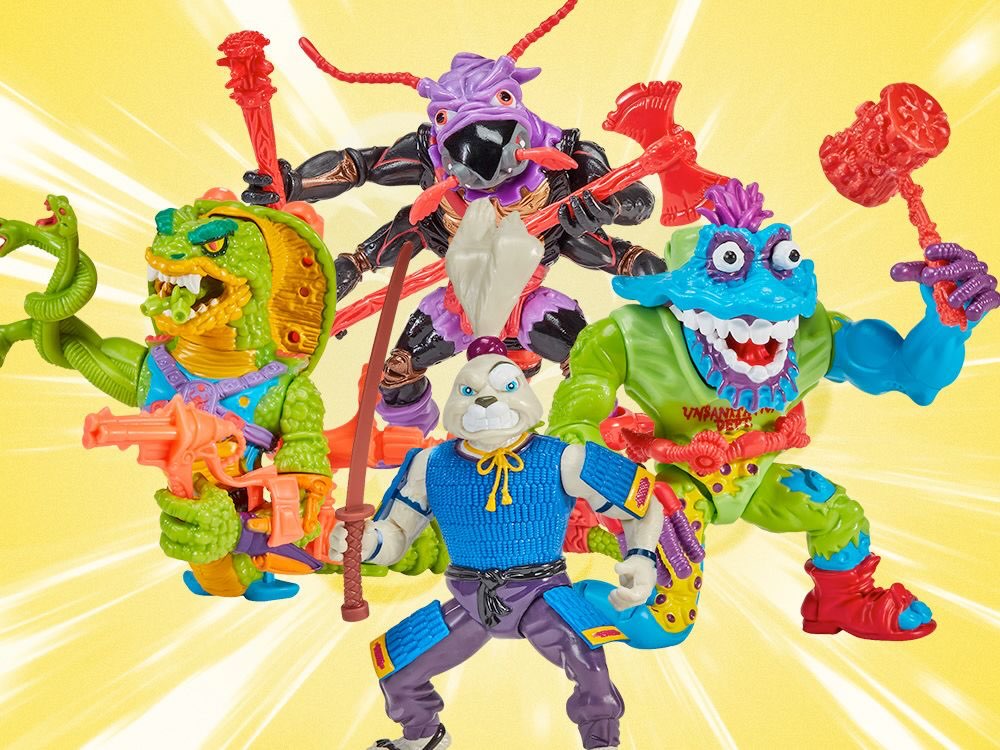 Teenage Mutant Ninja Turtles Classic Mutants 4-pack available on