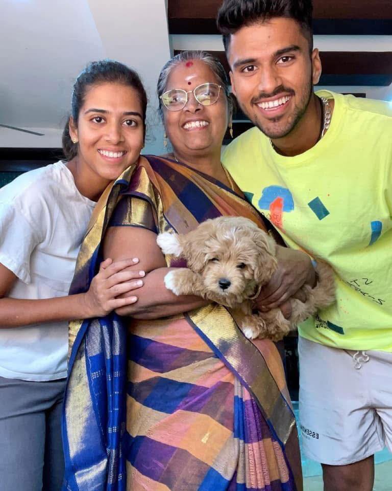 Cricket - Washington Sundar with his adorable family 🥰 #CricketFamily 🏏 ...