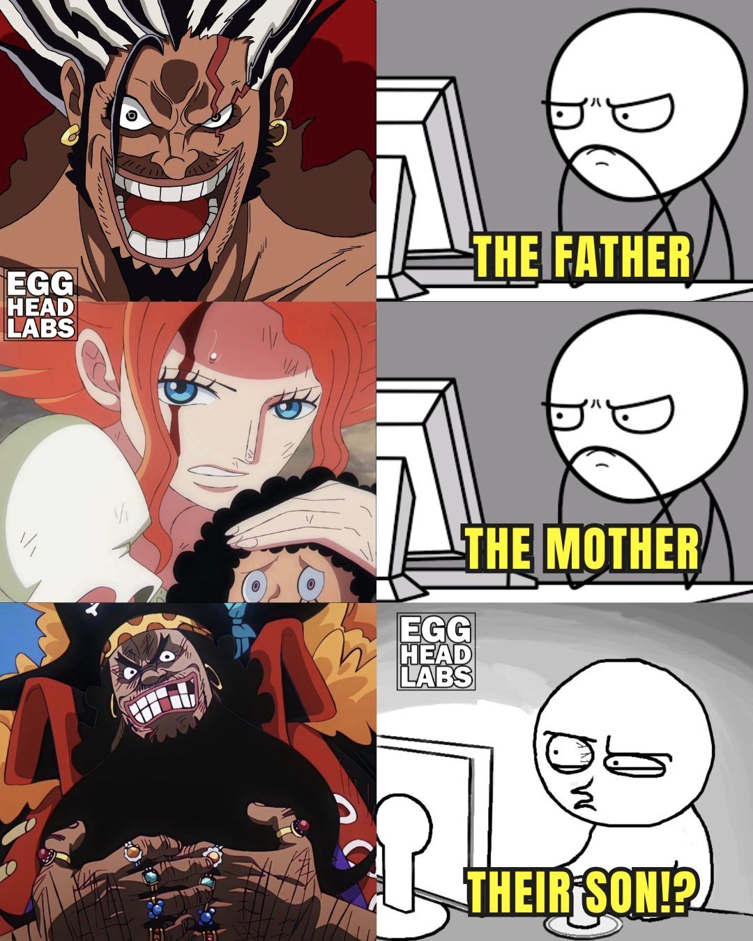 Egghead - No genes from Mom? Kinda sus.. 🤔🤔🤔🤣 . . . #onepiece # ...