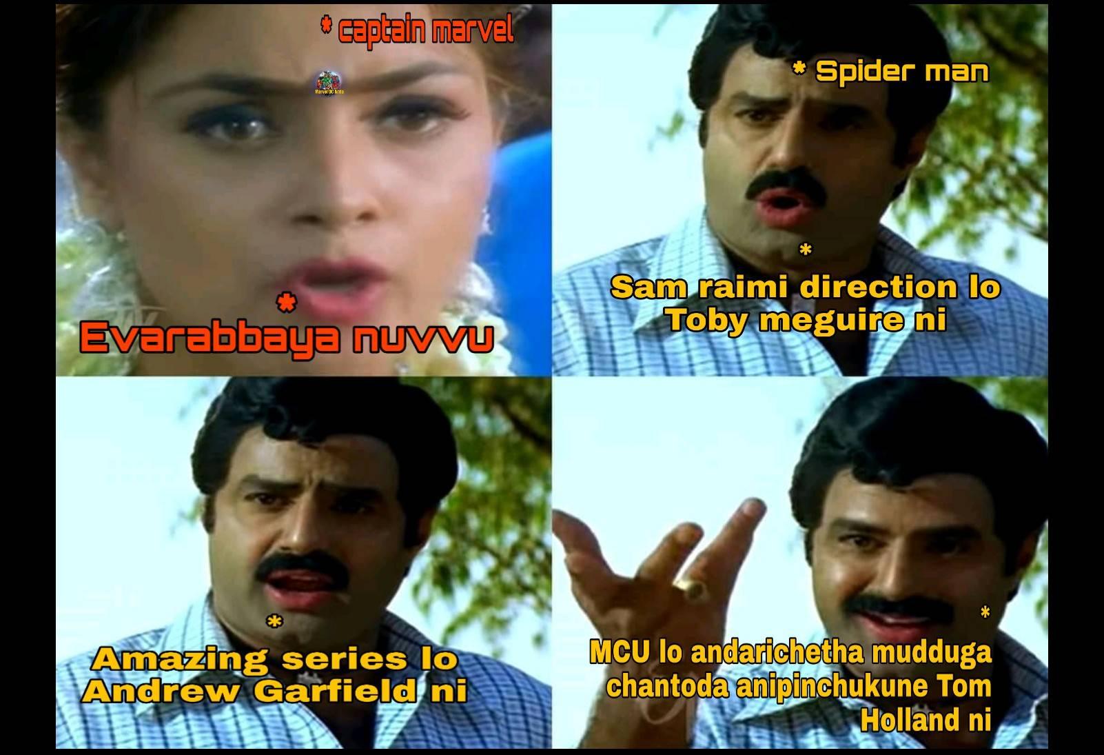 Spider man kuda mana balayya fan ye.... - Marvel Dc earth 616