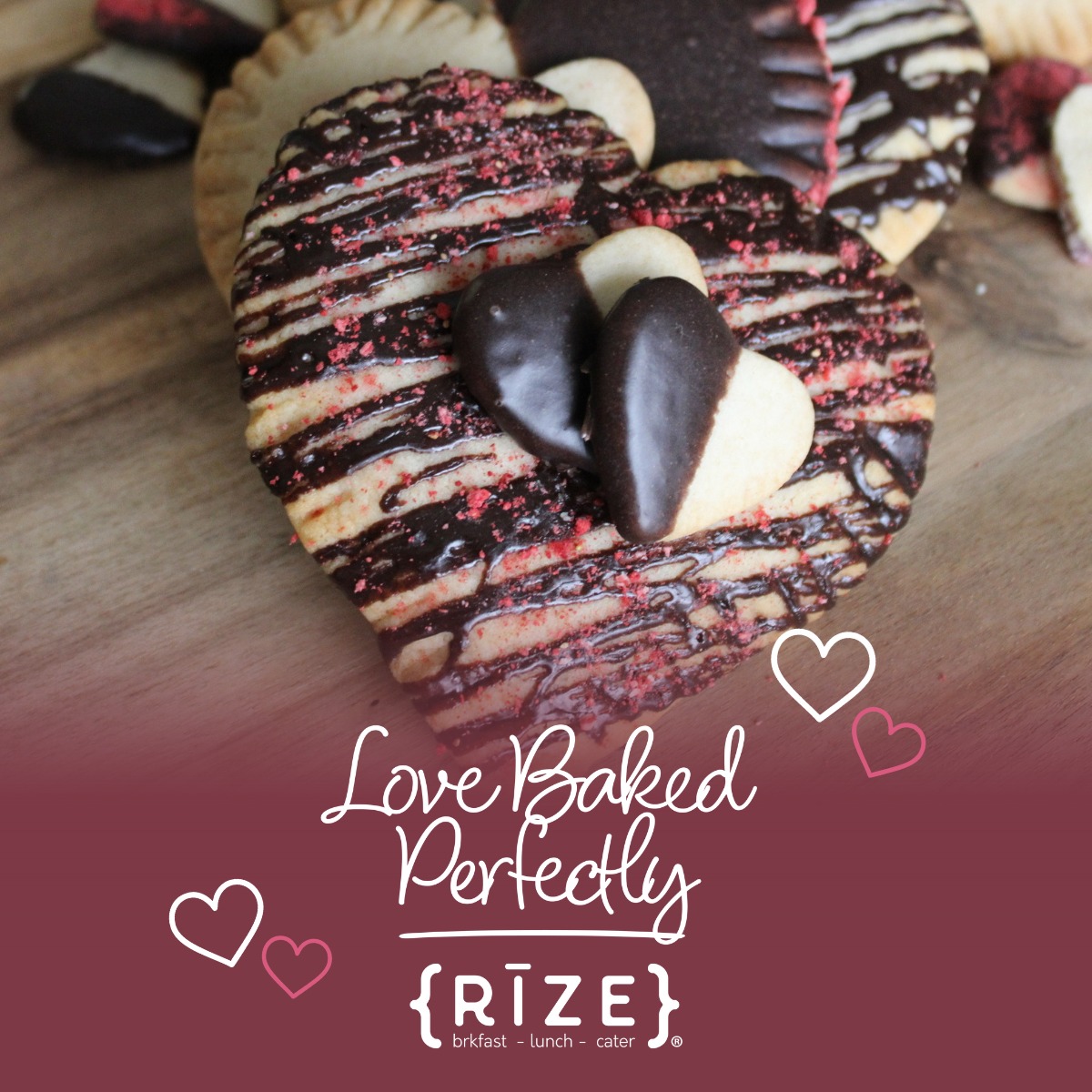RIZE - 💗 Fall in love with our Valentine's Day exclusive Heart Tarts! A ...