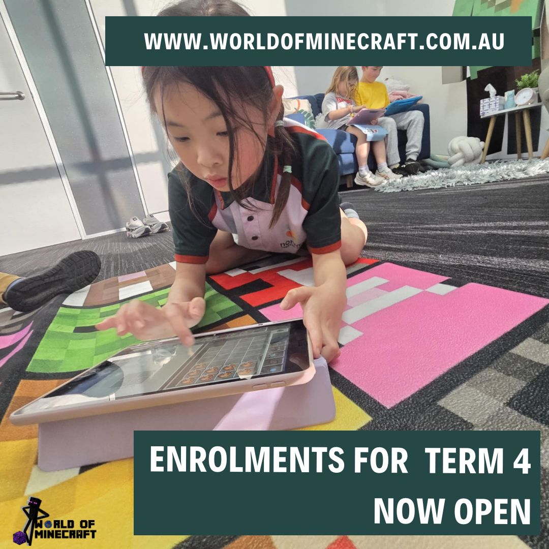 World - Enrolments for Minecraft Club (Term 4) are now open! Located in ...