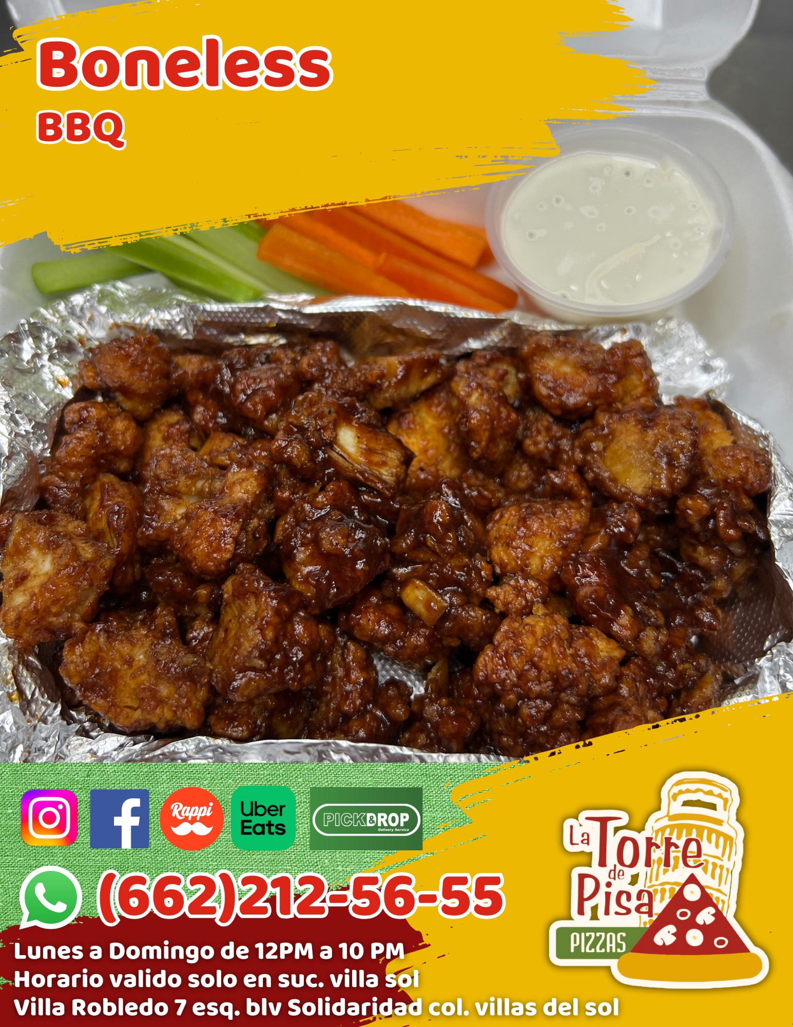 La - 🍗🔥 Boneless BBQ que conquistan 🔥🍗 Tiernos, jugosos y bañados en ...