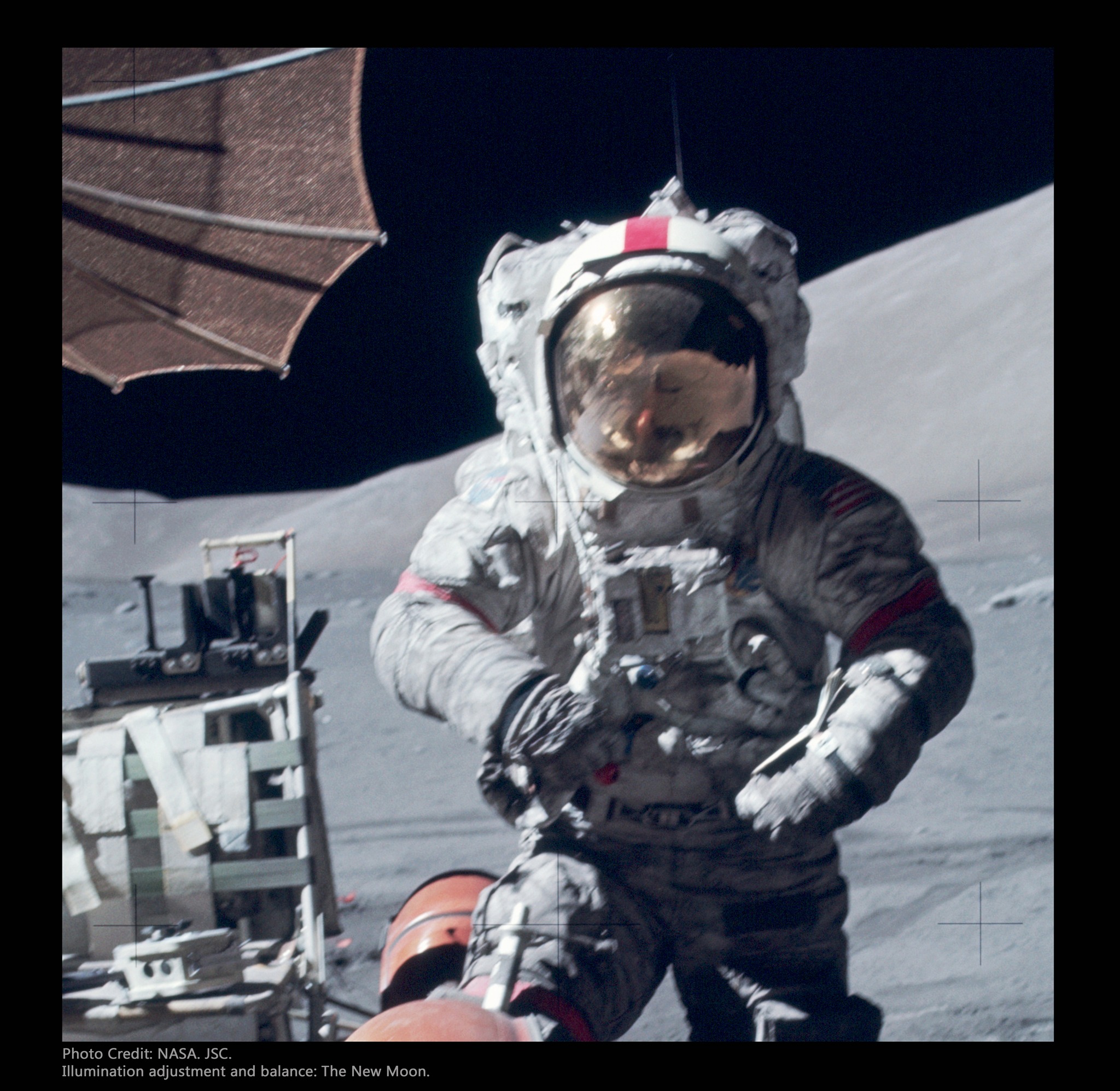 Apollo 17. Moon Surface Pilot Harrison H. Schmitt during