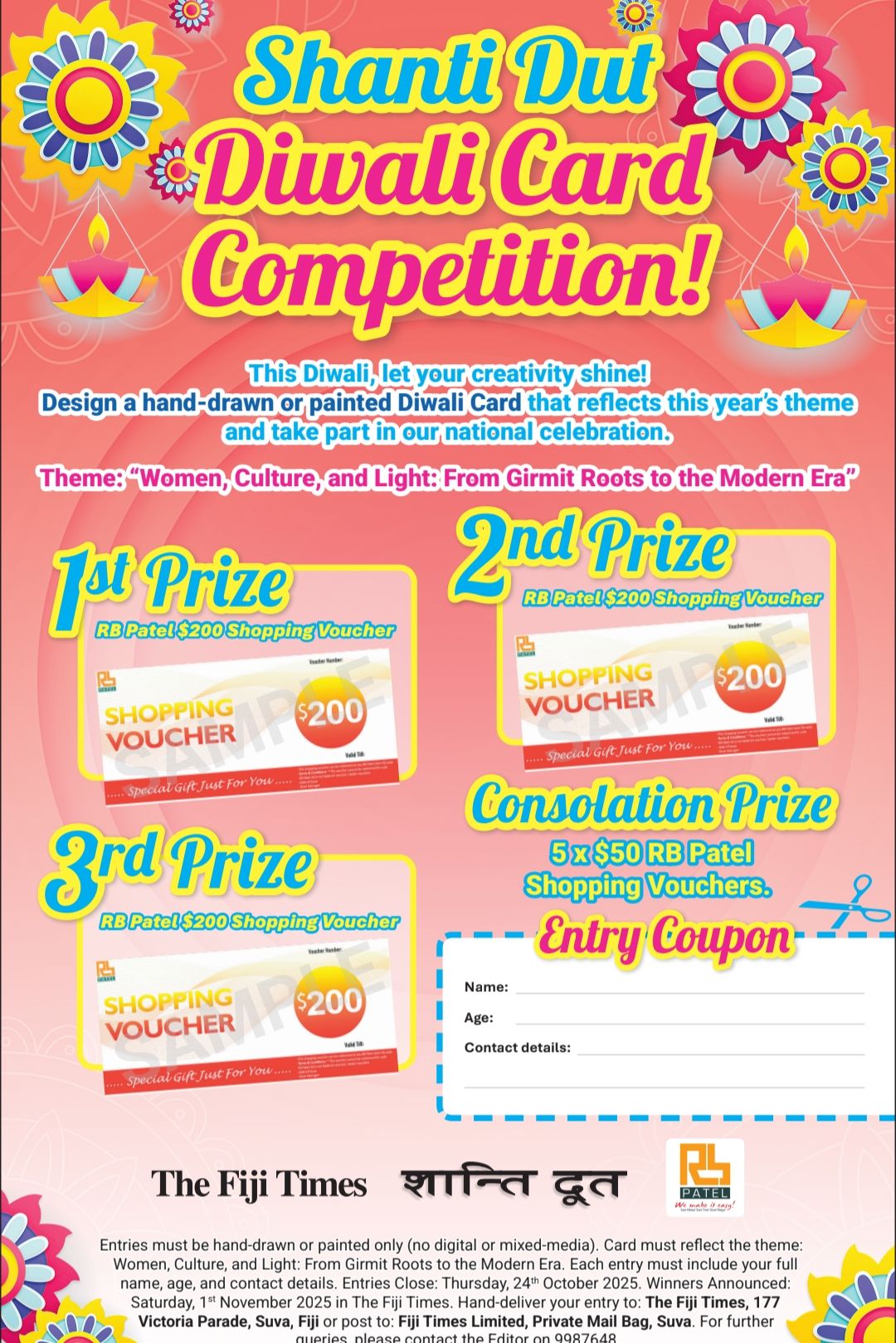 The Fiji - 🪔 Win RB Patel Group Limited Shopping Vouchers this Diwali ...