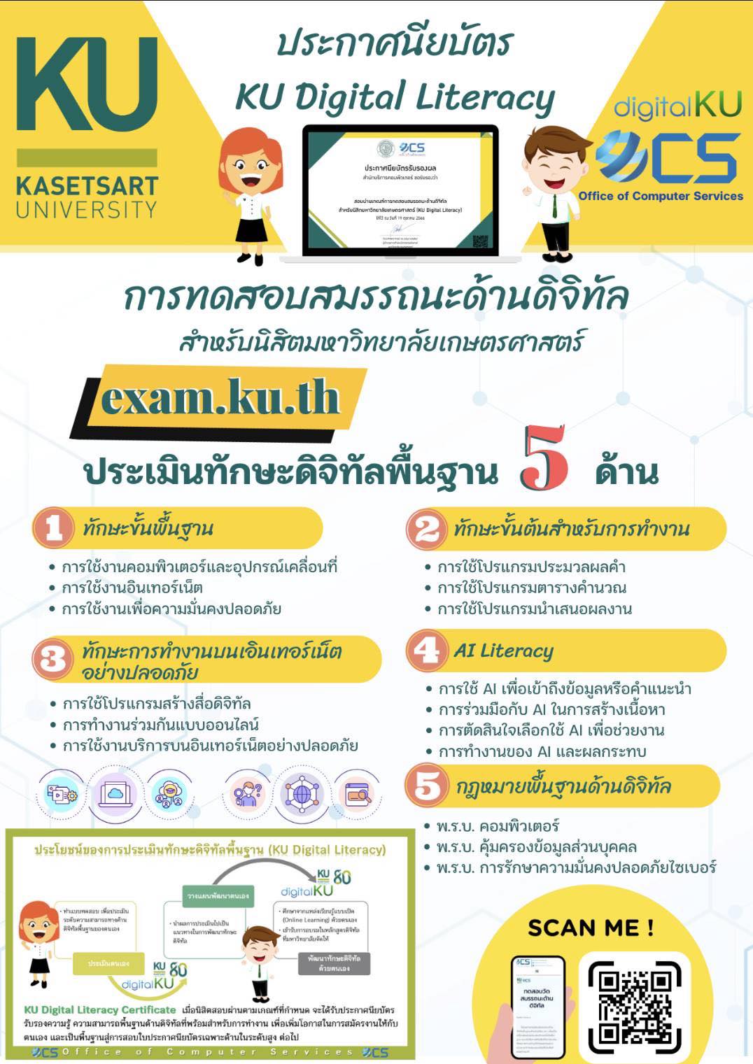 📢 ประกาศนียบัตร KU Digital... - กองบริหารการศึกษา มก.กำแพงแสน | Facebook