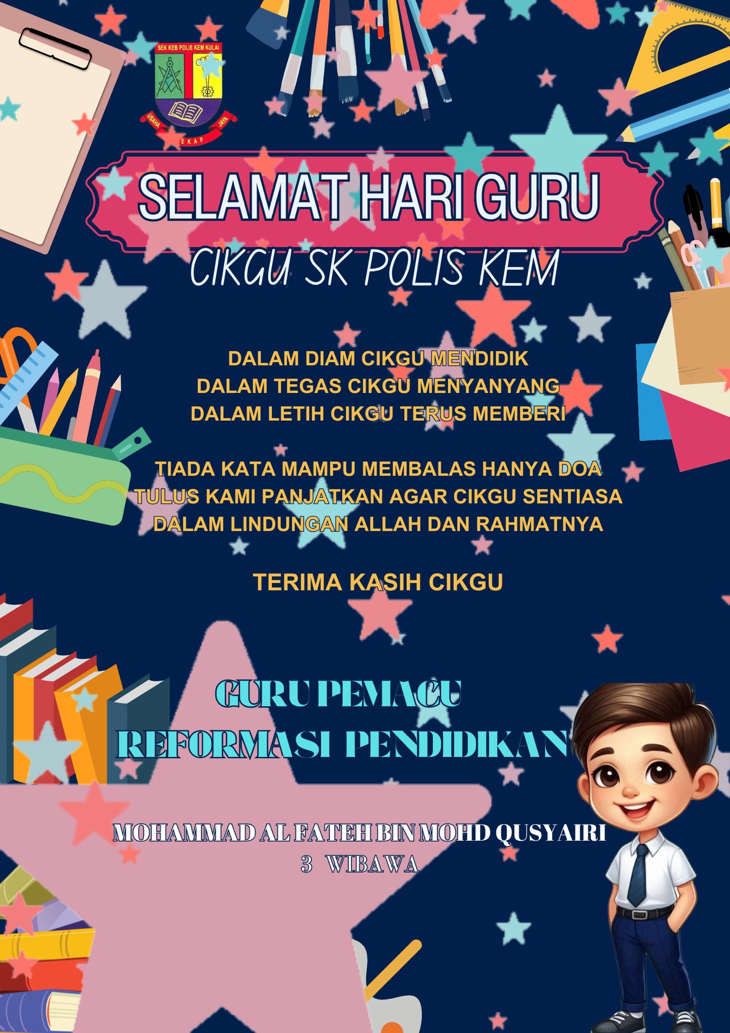 SK - MOHAMMAD AL FATEH BIN MOHD QUSYAIRI ( 3 WIBAWA ) | Facebook