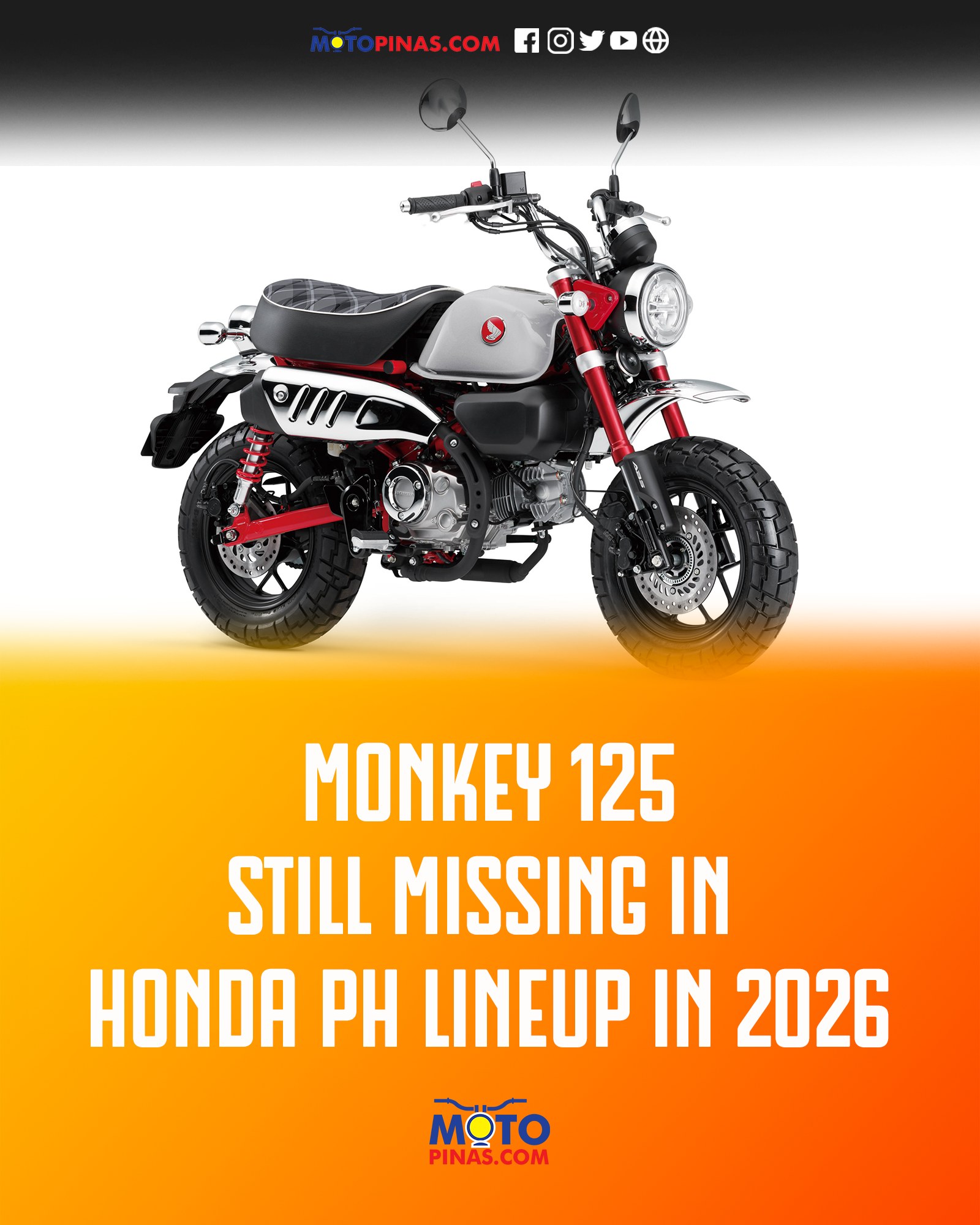 Honda monkey 125cc 2025 h2c edition