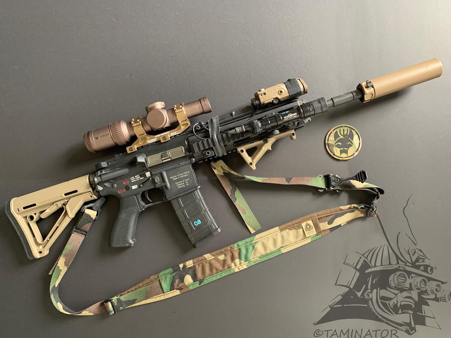 CBS Seal Team Clay Spenser's 416 DMR airsoft build