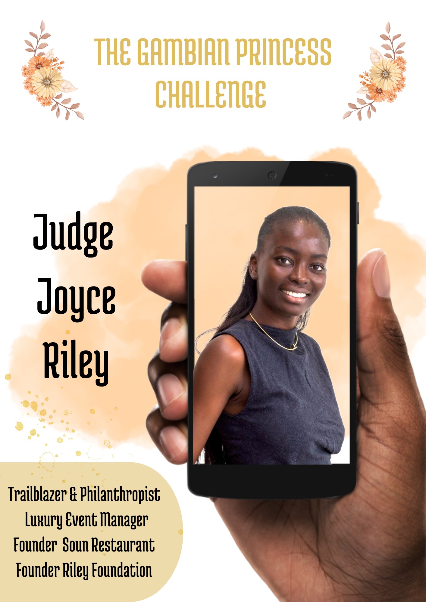 Amadou - #thegambianprincesschallenge MEET OUR JUDGES 🎙 🚨 Joyce Riley ...