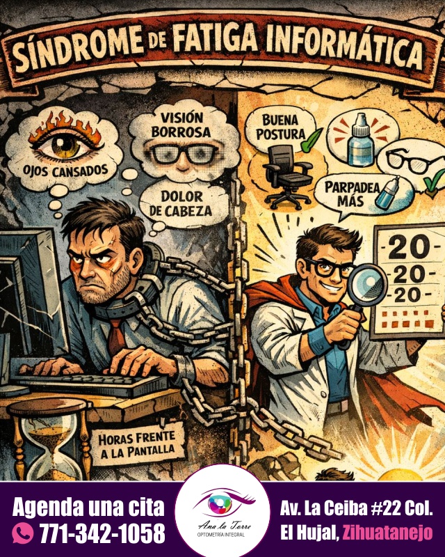 Óptica - 👁️‍🗨️ El Síndrome de Fatiga Informática (SFI) también llamado ...