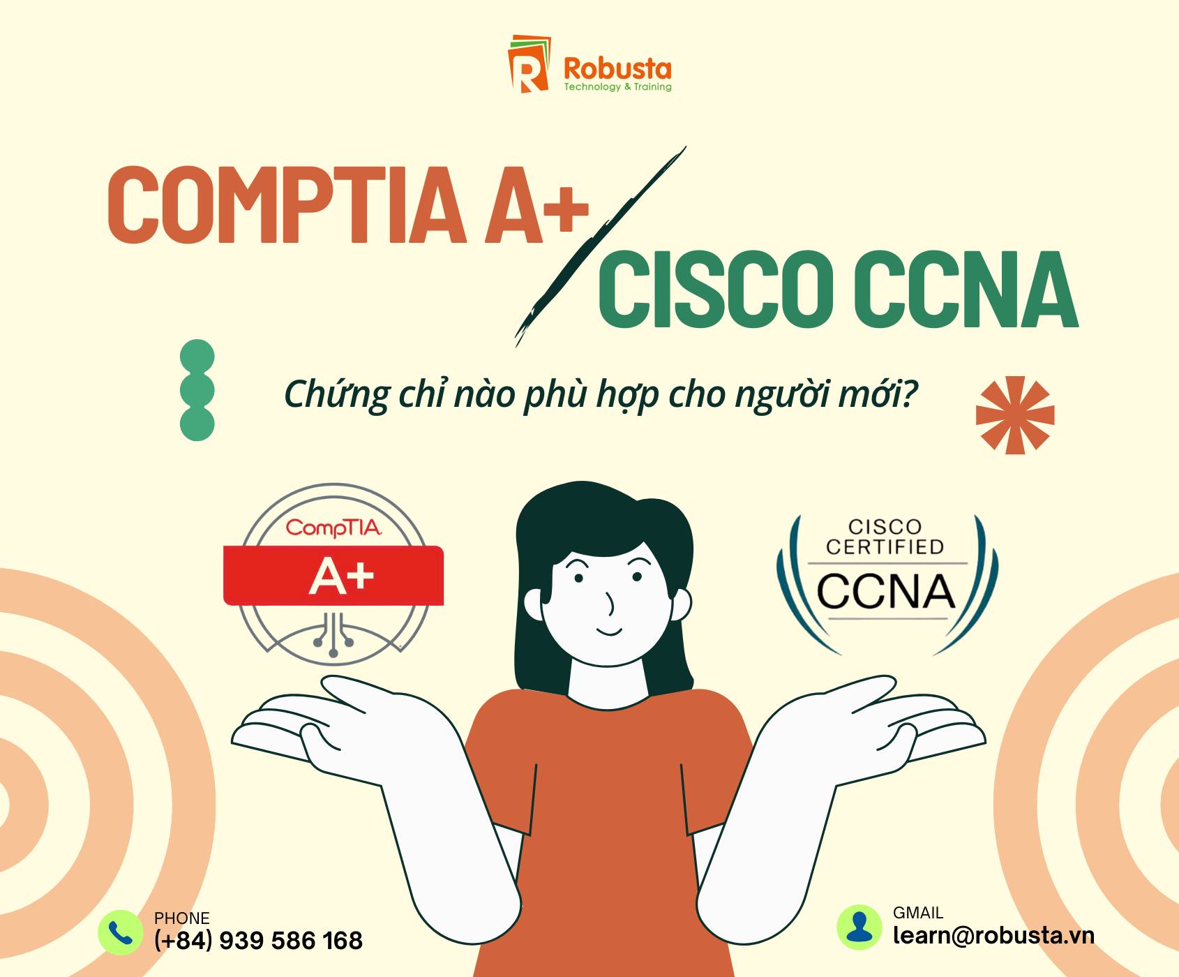 Robusta - COMPTIA A+ VS. CISCO CCNA: CHỨNG CHỈ NÀO PHÙ HỢP CHO NGƯỜI ...