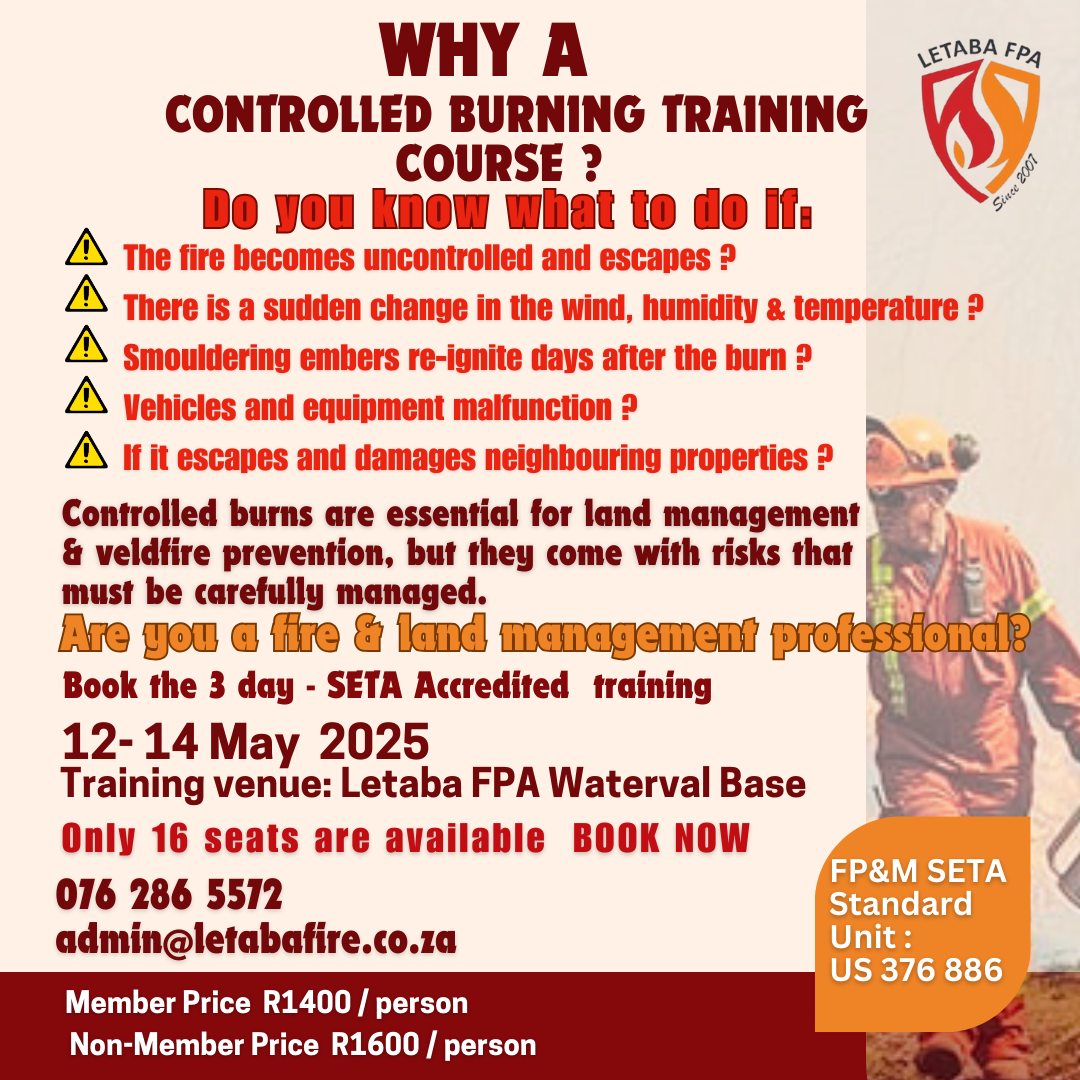 Letaba - 🔥 Master the Art of Safe Burning! 🔥 Controlled burns are ...