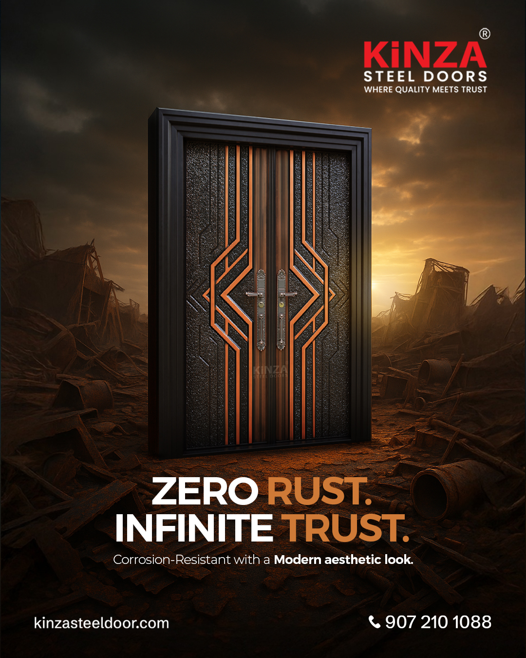 KINZA STEEL DOORS - സുരക്ഷിതമാവട്ടെ നാളെകൾ...! DOOR WORLD Door ...