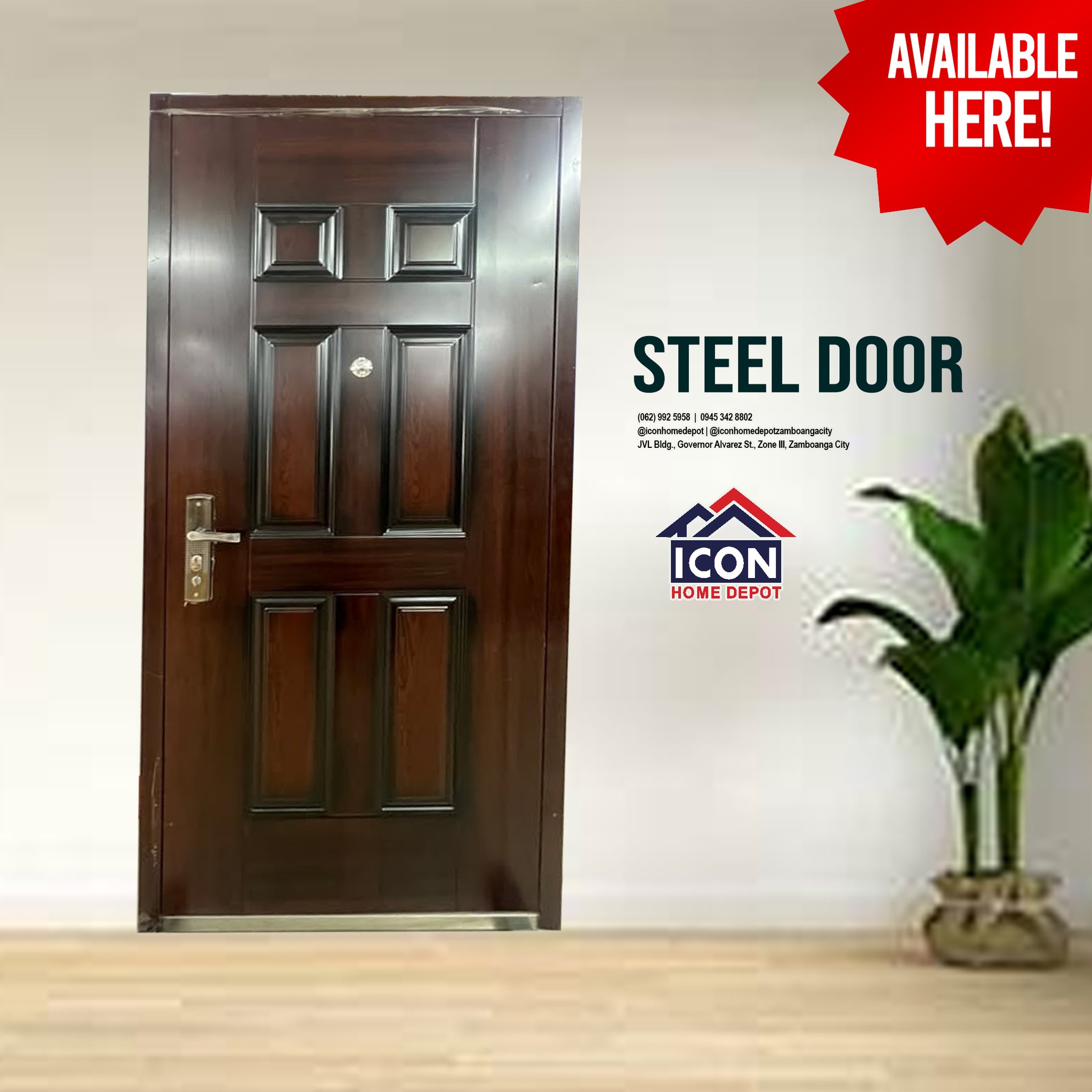 ICON - STEEL DOOR AVAILABLE AT ICON HOME DEPOT Iconhomedepot Zamboanga