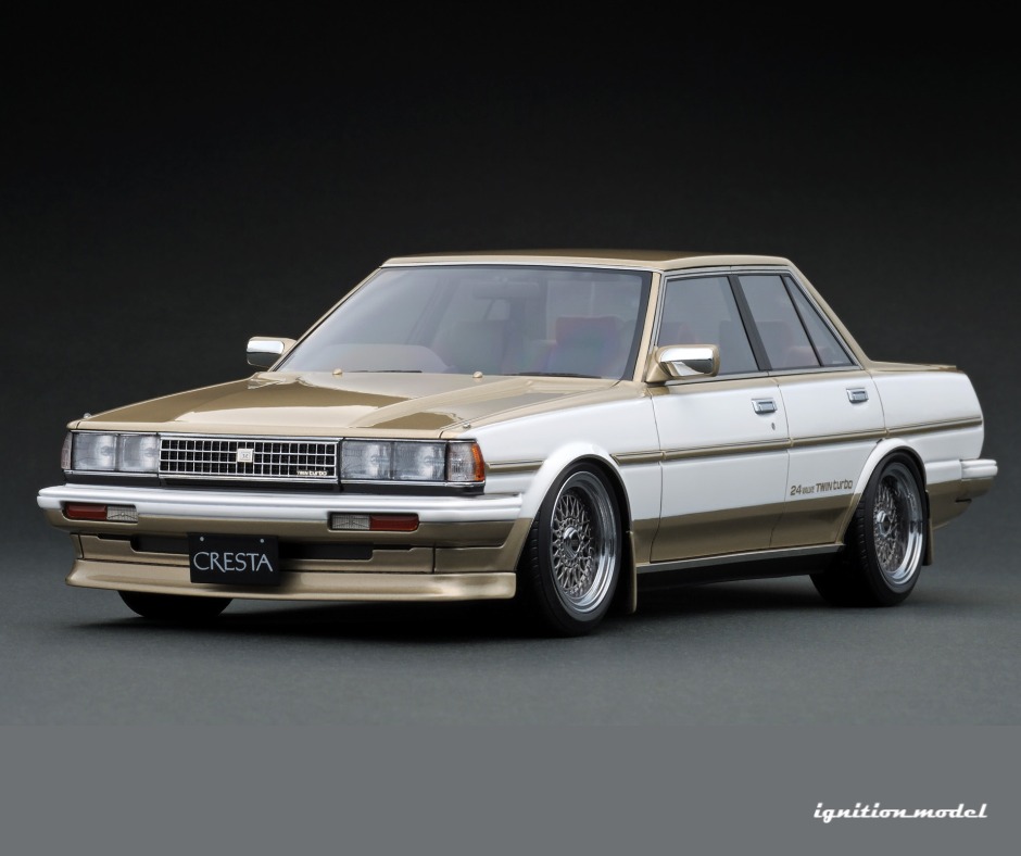 ☆GX71 CRESTA☆　トヨタ　　120系 クラウン 2000 Toyota Cresta GT Twin Turbo (GX71) 1/18 scale model
