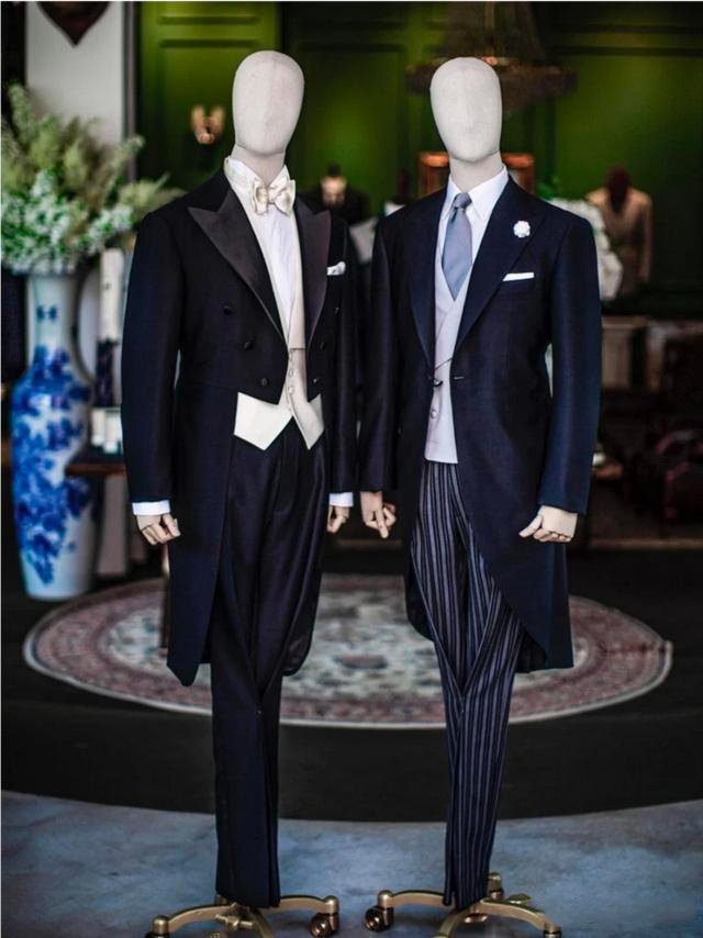 WH bespoke - 白衣领-燕尾服 燕尾服（white tie/tail coat)也称“全晚礼服”， 它绝对不是一个可以用来开玩笑的一 ...
