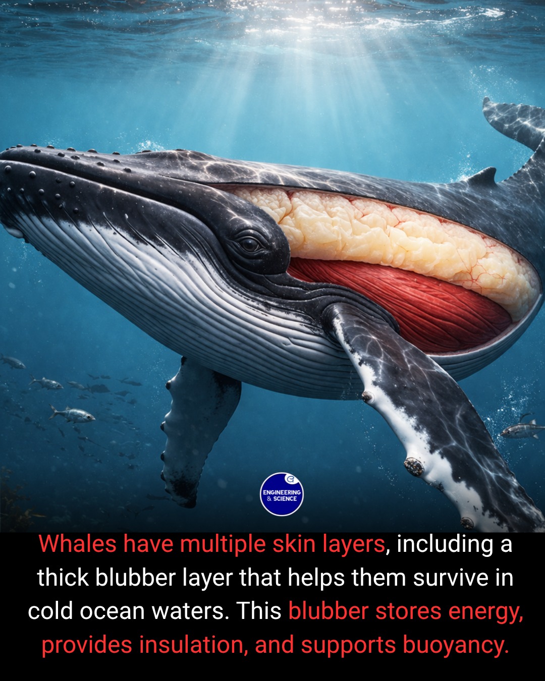 do whales have glutathione a unique skin structure that helps them survive in cold ocean environments. Their skin is made up of several layers, with the most important being the thick layer of blubber intramuscular subcutaneous B12