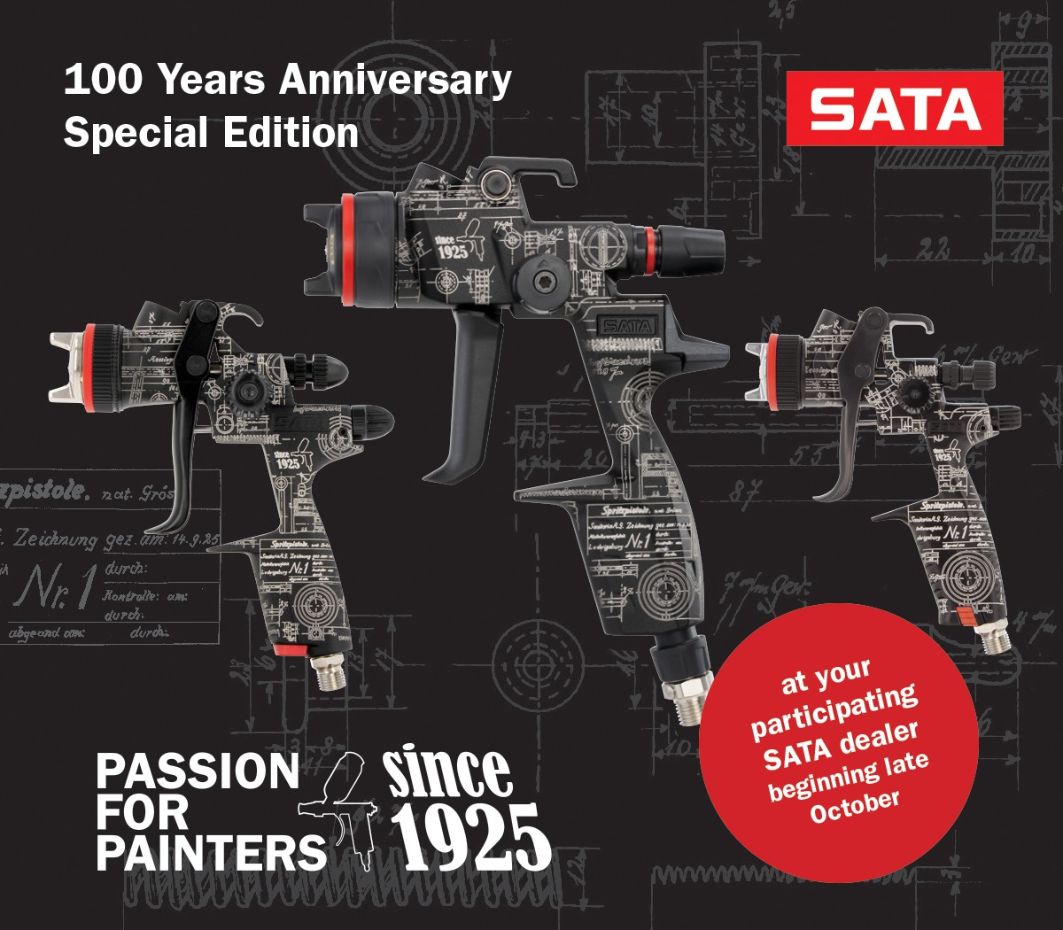? 100 Years of SATA Spray Guns! 100-Year Anniversary jet X 
