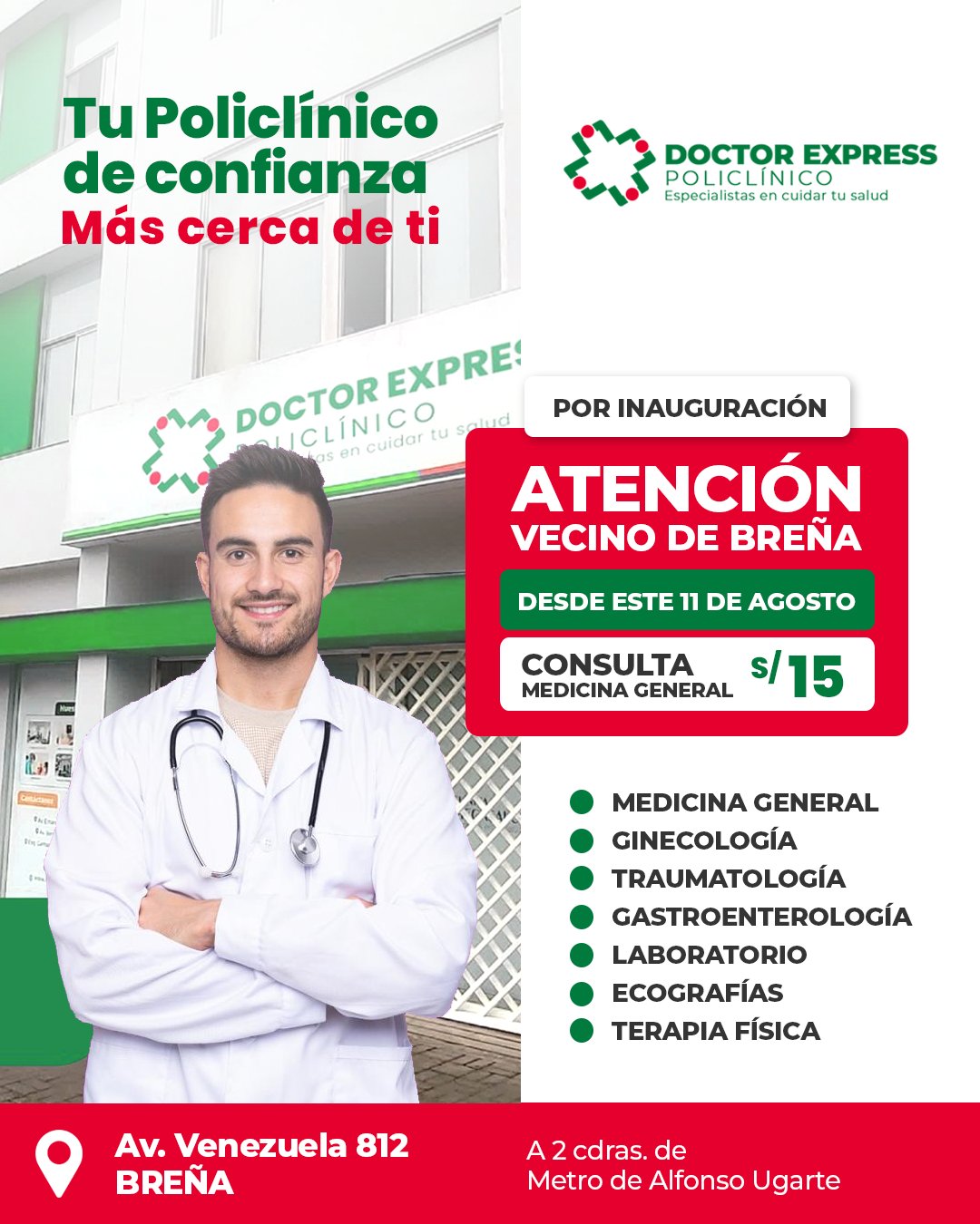 Doctor - ¡La espera ha terminado, vecino de Breña! 🎉 Este 11 de agosto ...