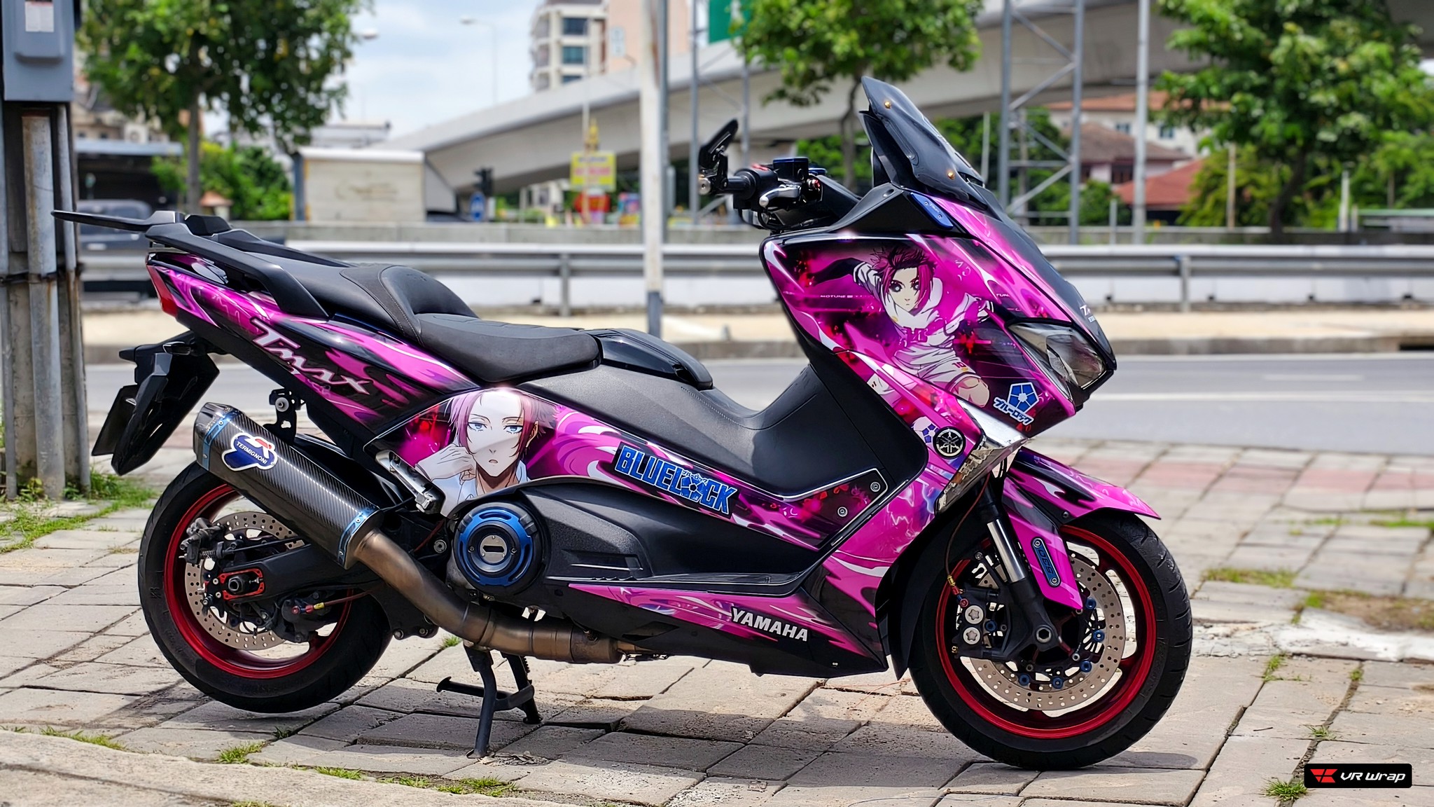 VR Wrap - Yamaha R6 Wrap เปลี่ยนสีฟ้าทั้งคันด้วยสติ๊กเกอร์เกรดพรีเมี่ยม ...