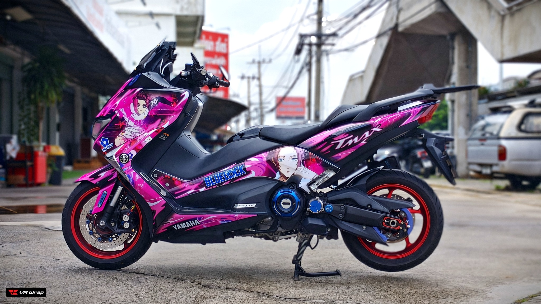 VR Wrap - Yamaha R6 Wrap เปลี่ยนสีฟ้าทั้งคันด้วยสติ๊กเกอร์เกรดพรีเมี่ยม ...