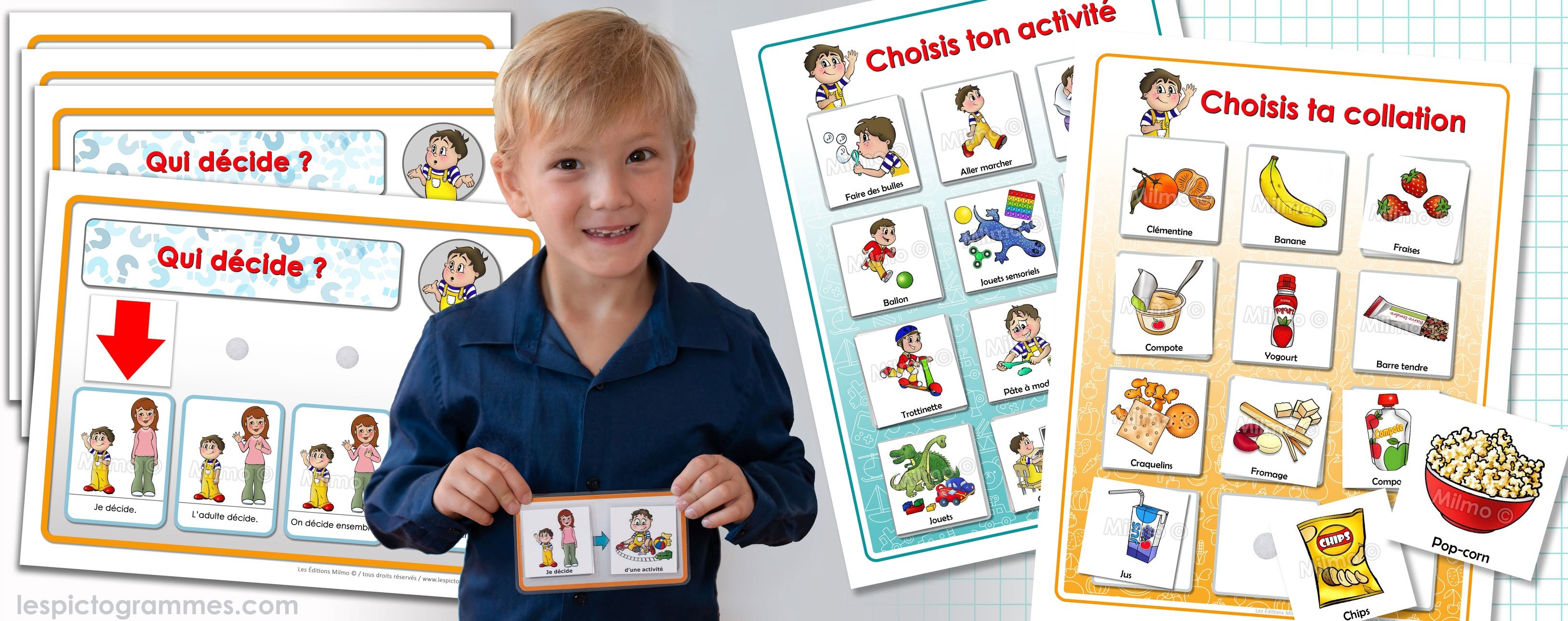 Les Pictogrammes - Avril est le mois de l'autisme. Cliquez 