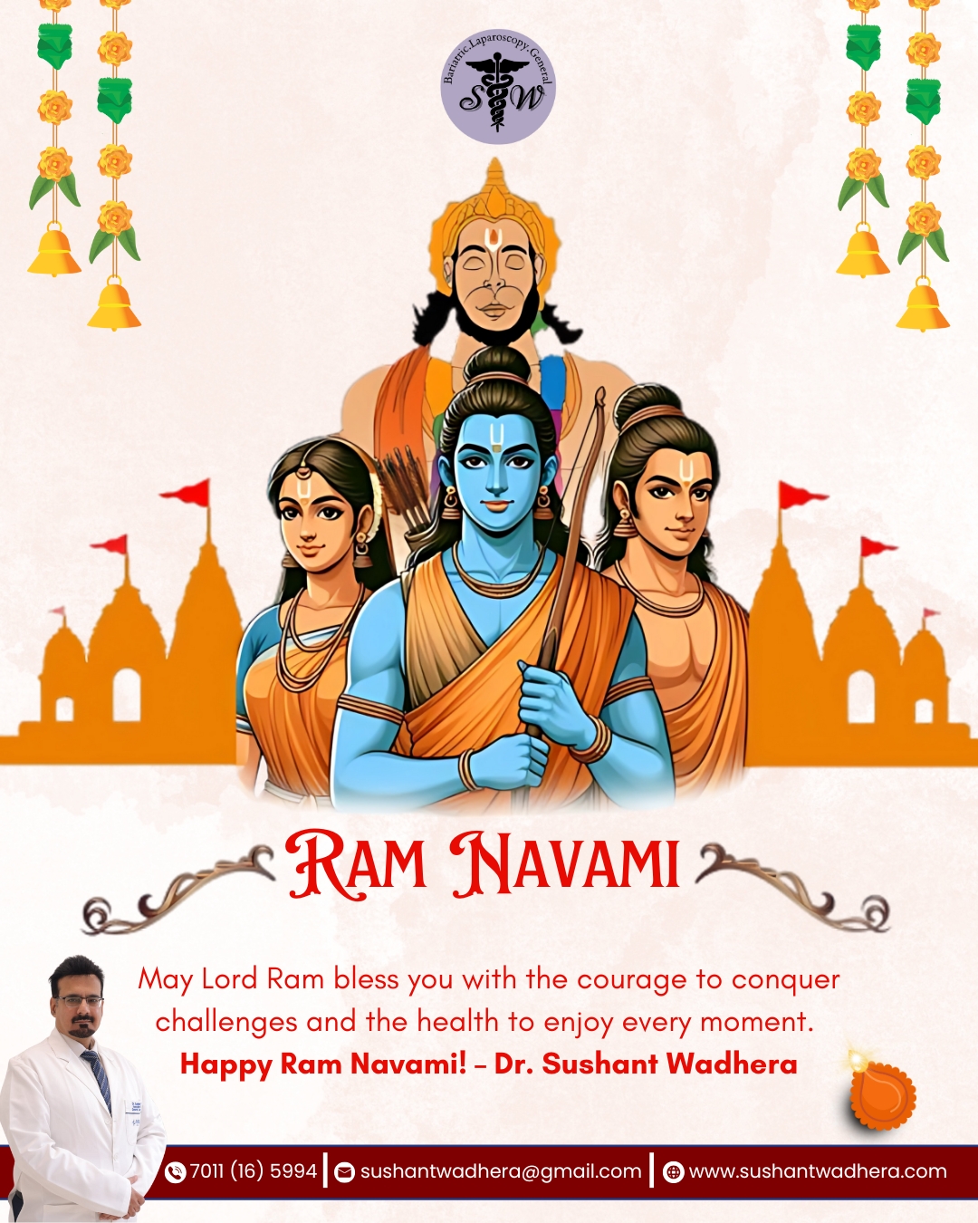 SURGEON_saritavihar - 🌸 Happy Ram Navami! 🌸 May Lord Ram bless you with ...