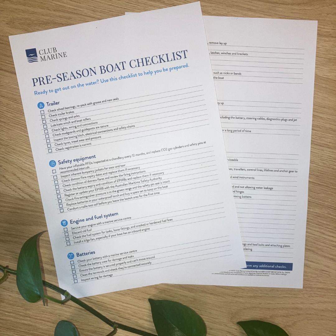 Club - Ready for the boating season? Our NEW pre-season boat checklist ...
