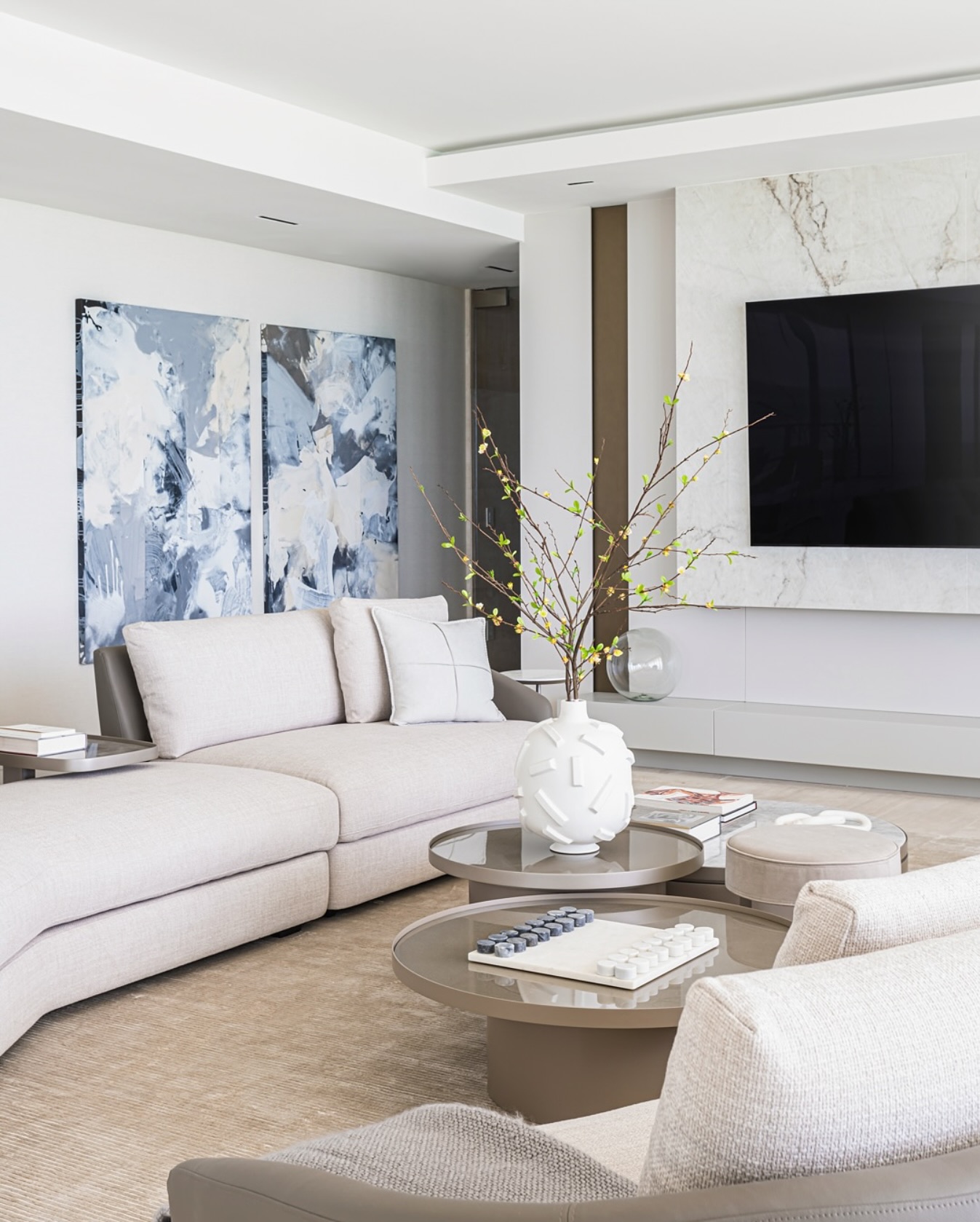 Harmony - A glimpse of the living room at the Regalia project—where ...
