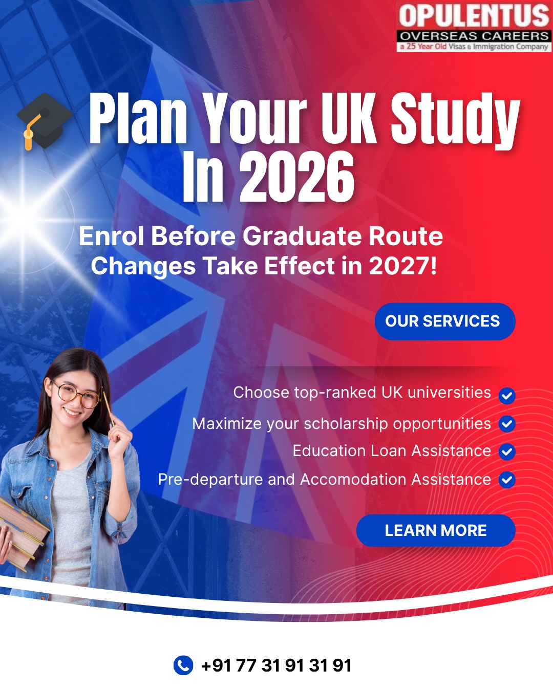 OPULENTUS - 🎓 Plan Your UK Study in 2026 with OPULENTUS — Enrol Before ...