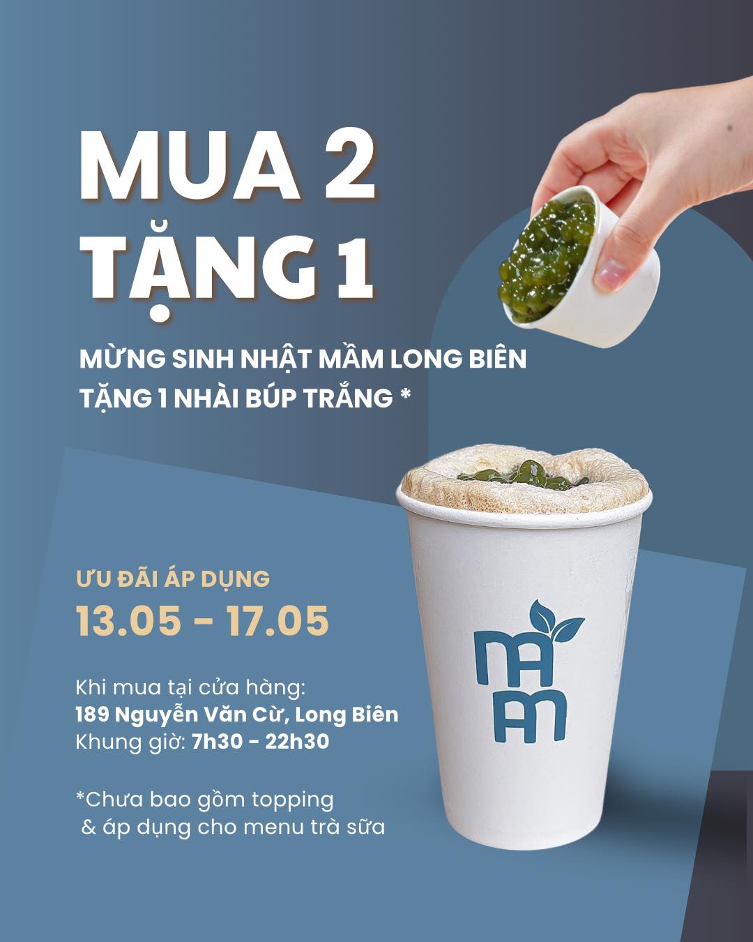 Mầm - Trà Pha Máy Đậm Vị - Long Biên | Hanoi