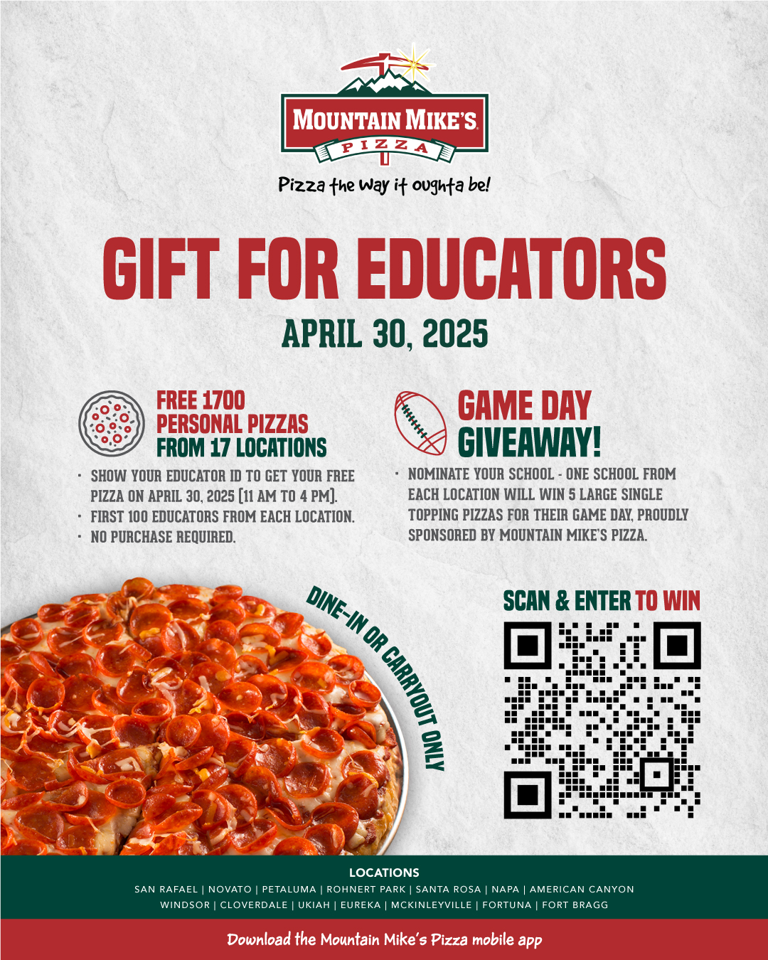 Mountain Mike's Pizza | San Rafael CA