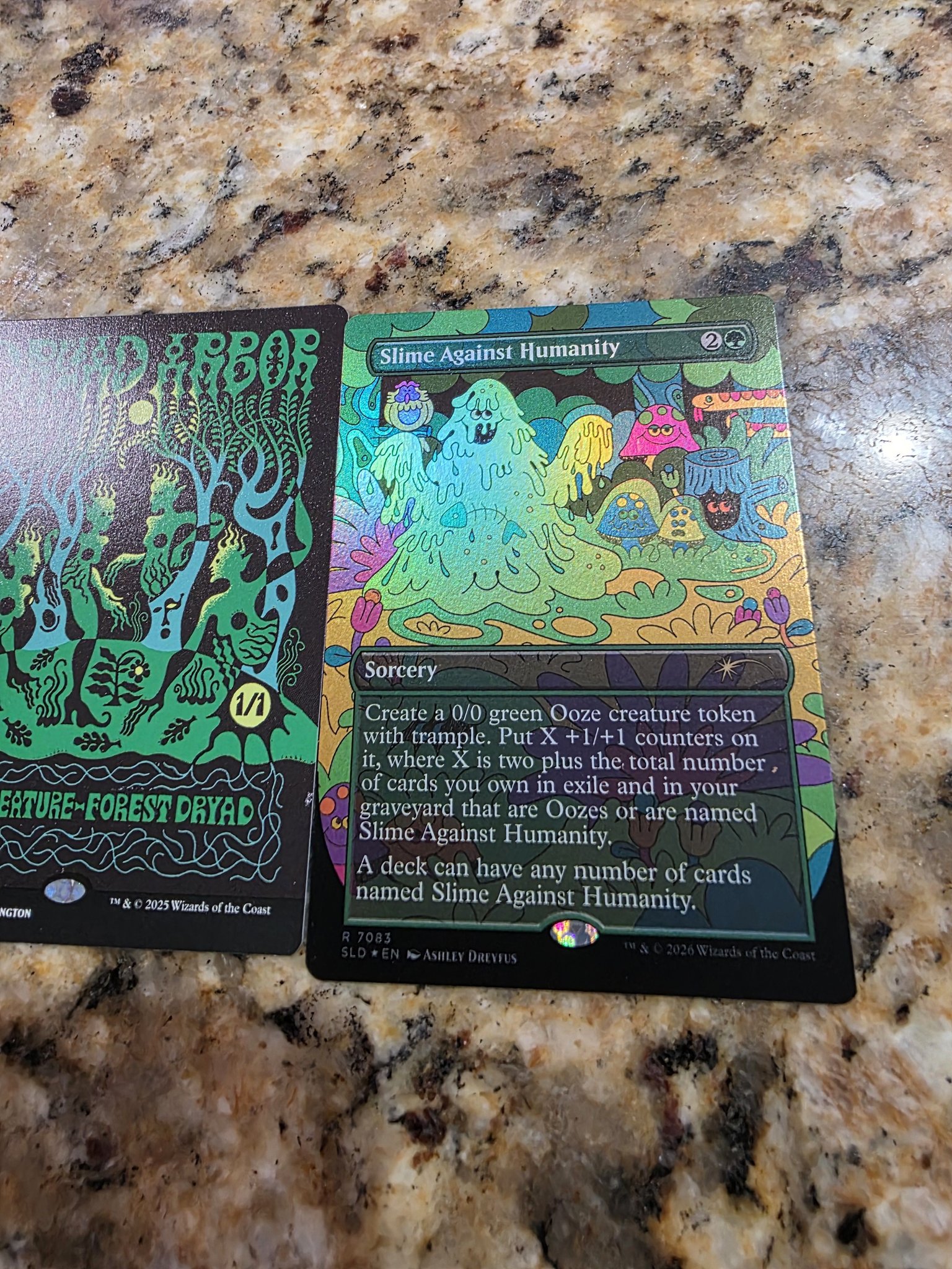 mtg cards against humanity Slime Print Once the cards are mixed up Very happy! A card i