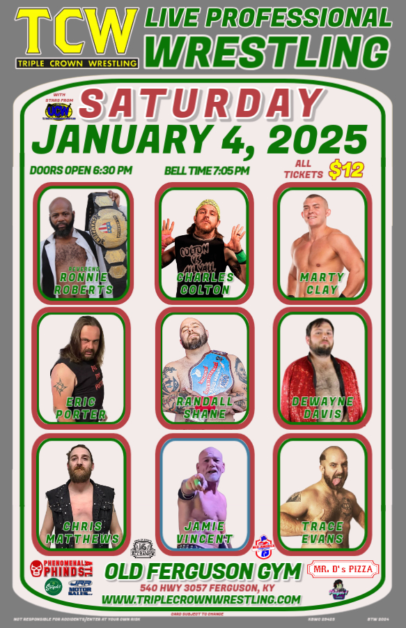 👑👑👑2025👑👑👑 Ladies and Gentlemen... - Triple Crown Wrestling | Facebook